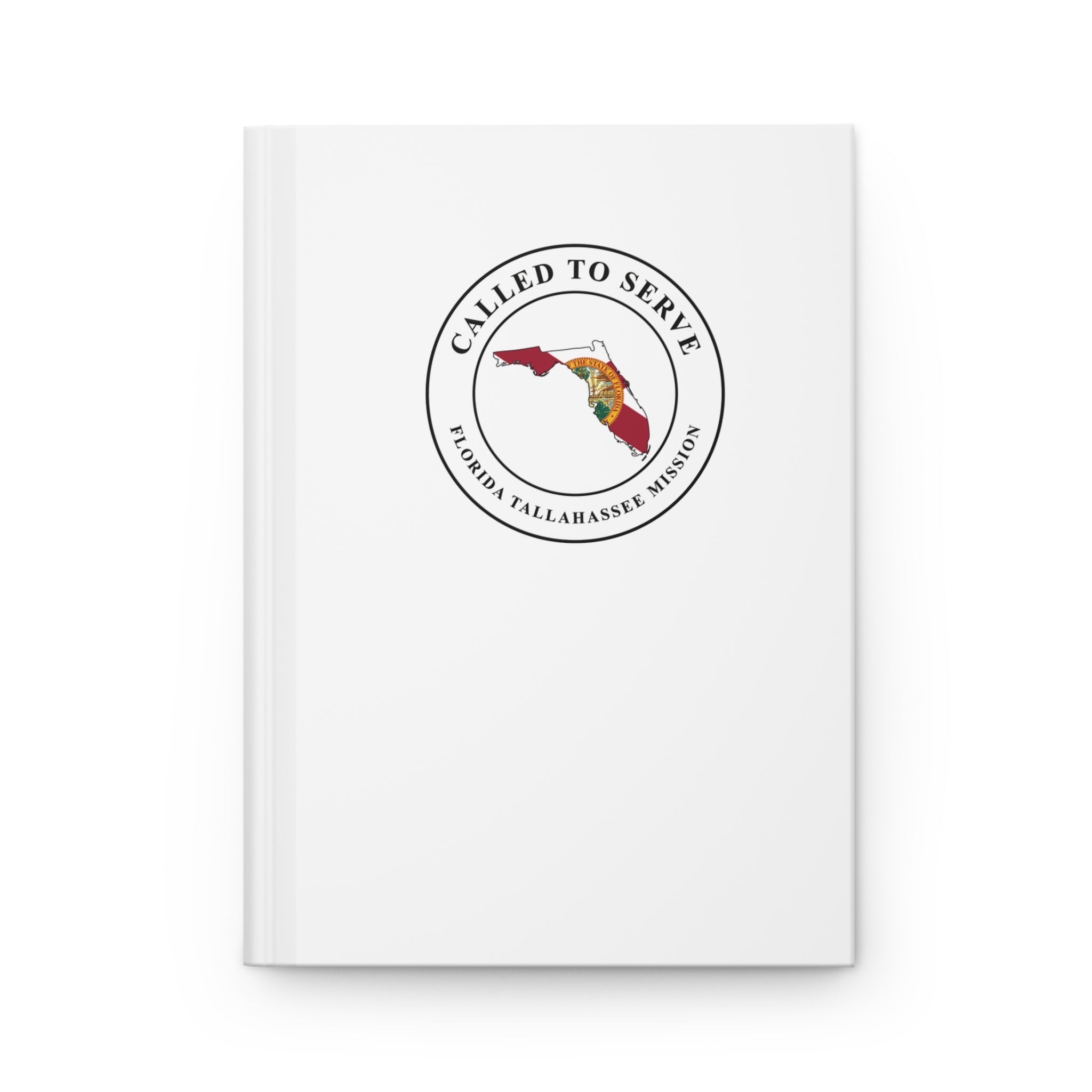 Florida Tallahassee Mission Flag Map Called to Serve White Hardcover Journal Matte - Mission Wishlist - LDS Missionary Gift Store
