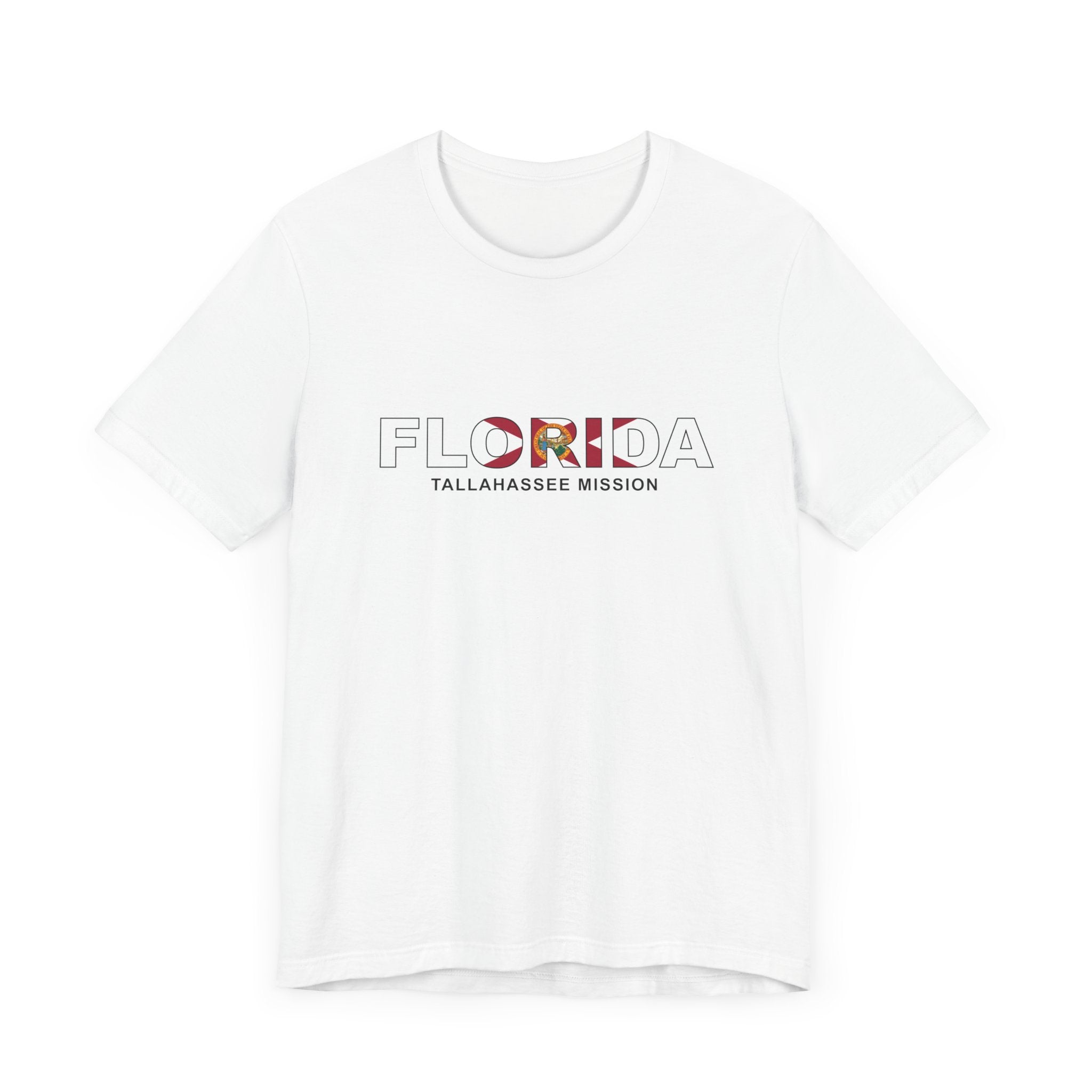 Florida Tallahassee Mission Flag Title T-shirt - Mission Wishlist - LDS Missionary Gift Store