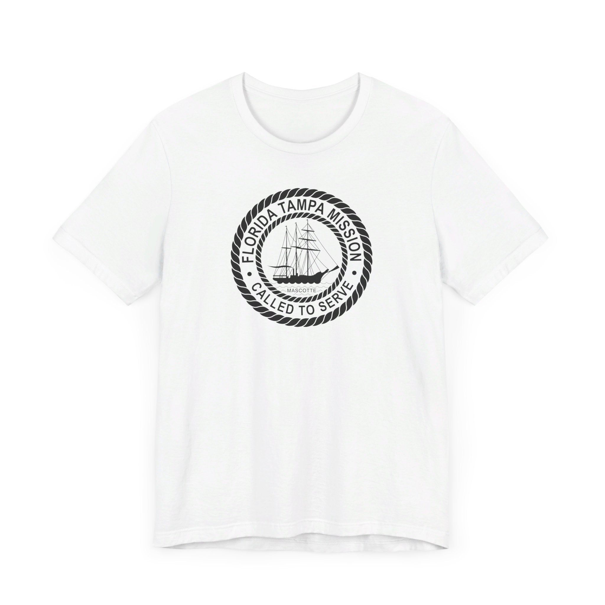 Florida Tampa Mission Circular Monochrome Logo T-Shirt - Mission Wishlist - LDS Missionary Gift Store