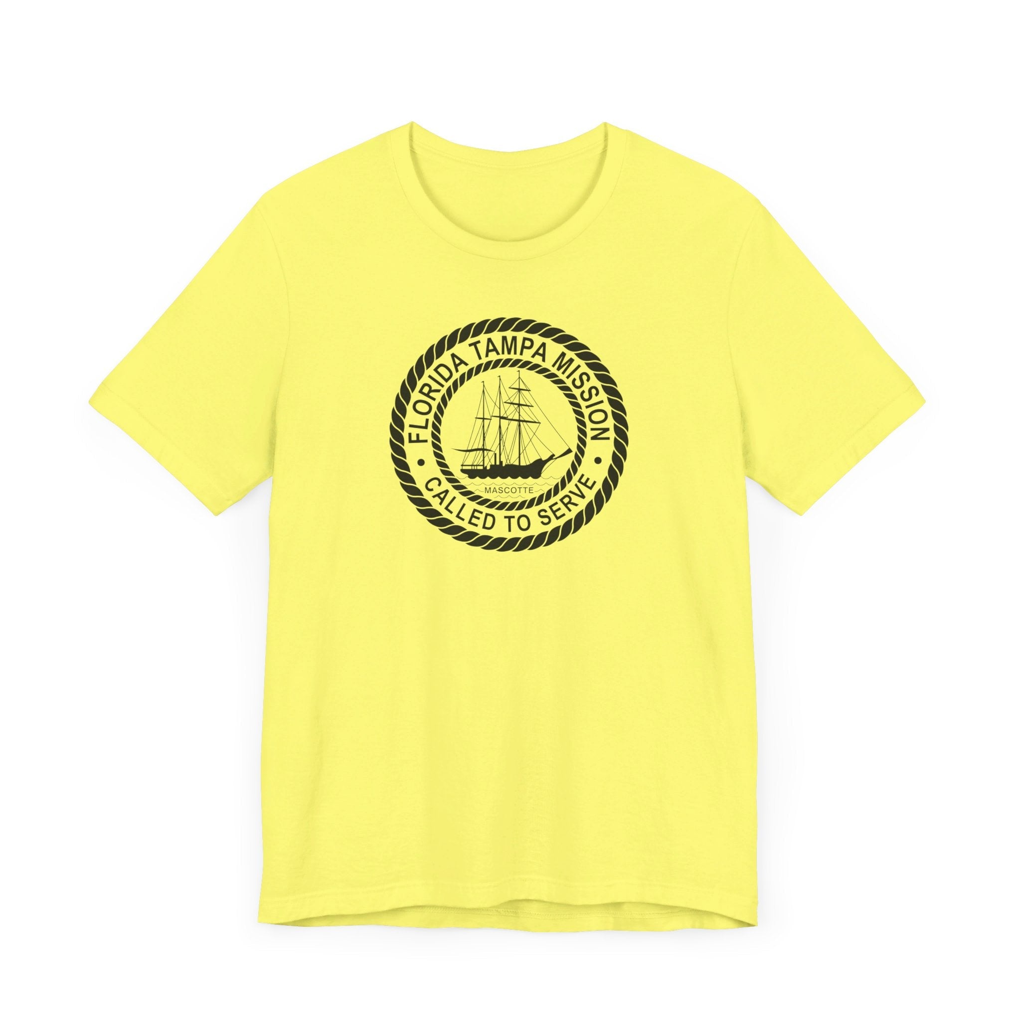 Florida Tampa Mission Circular Monochrome Logo T-Shirt - Mission Wishlist - LDS Missionary Gift Store