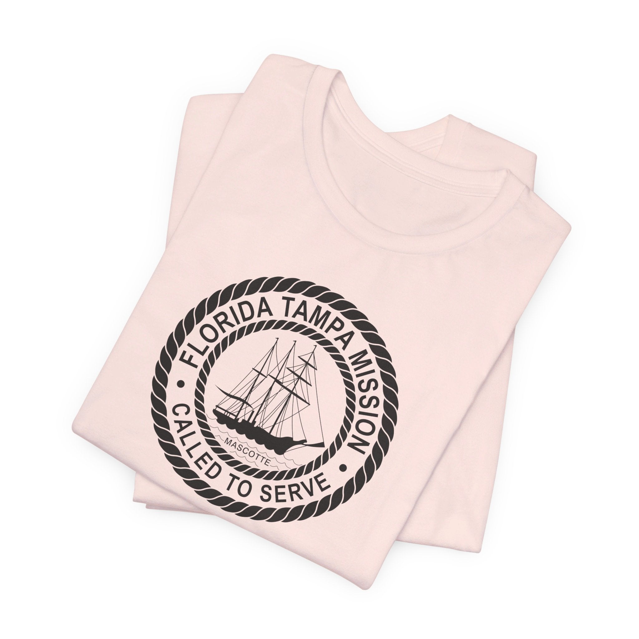 Florida Tampa Mission Circular Monochrome Logo T-Shirt - Mission Wishlist - LDS Missionary Gift Store
