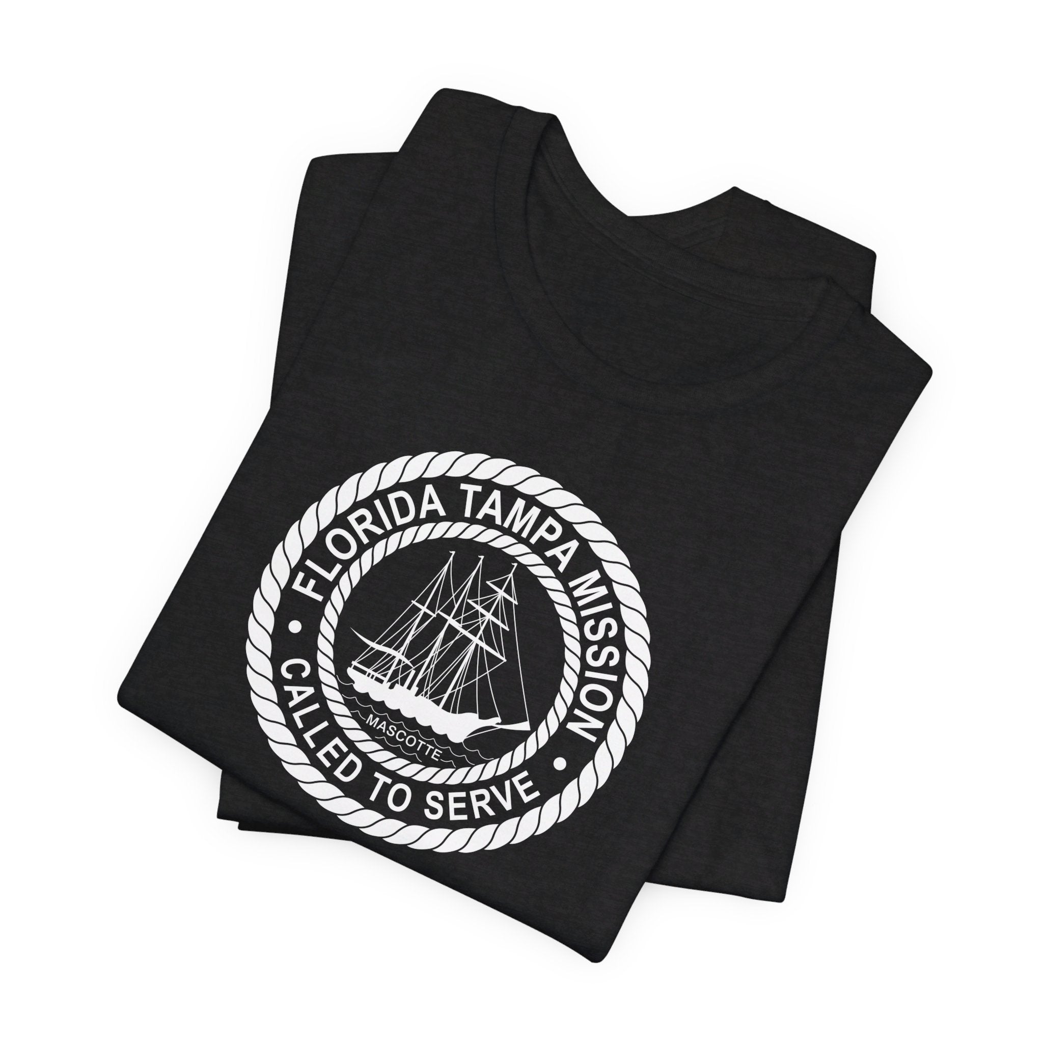Florida Tampa Mission Circular Monochrome Logo T-Shirt - Mission Wishlist - LDS Missionary Gift Store