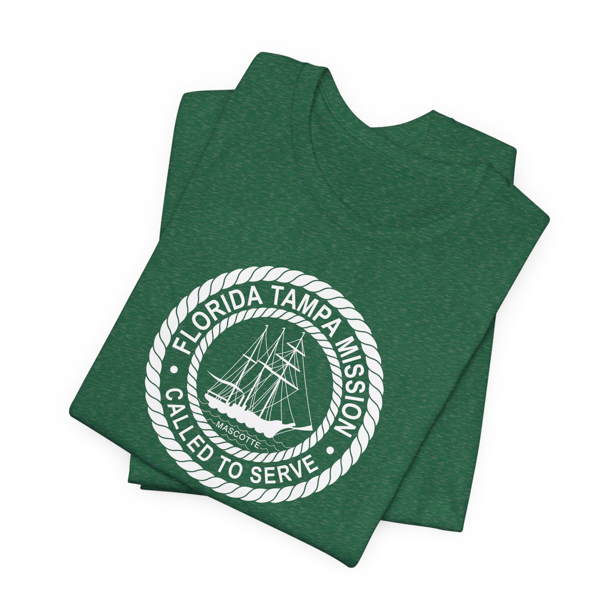 Florida Tampa Mission Circular Monochrome Logo T-Shirt - Mission Wishlist - LDS Missionary Gift Store