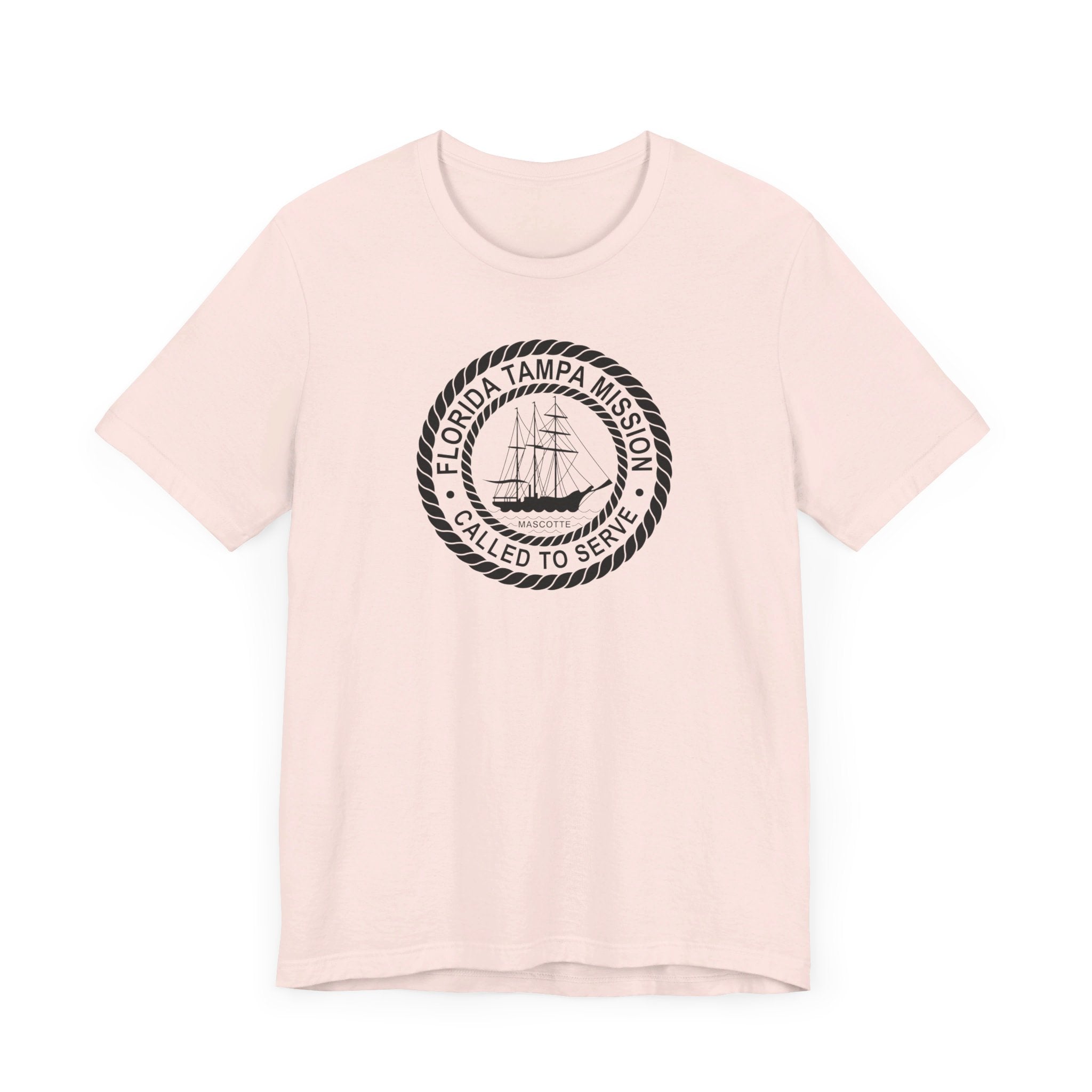 Florida Tampa Mission Circular Monochrome Logo T-Shirt - Mission Wishlist - LDS Missionary Gift Store