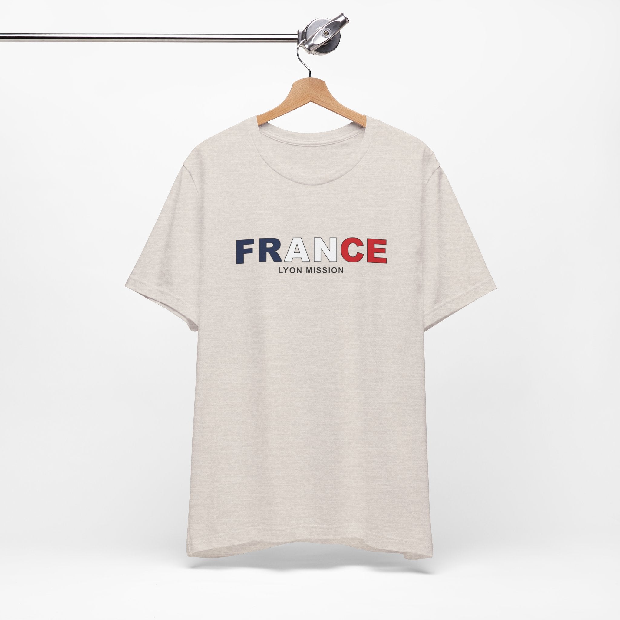 France Lyon Mission Flag Title T-shirt - Mission Wishlist - LDS Missionary Gift Store