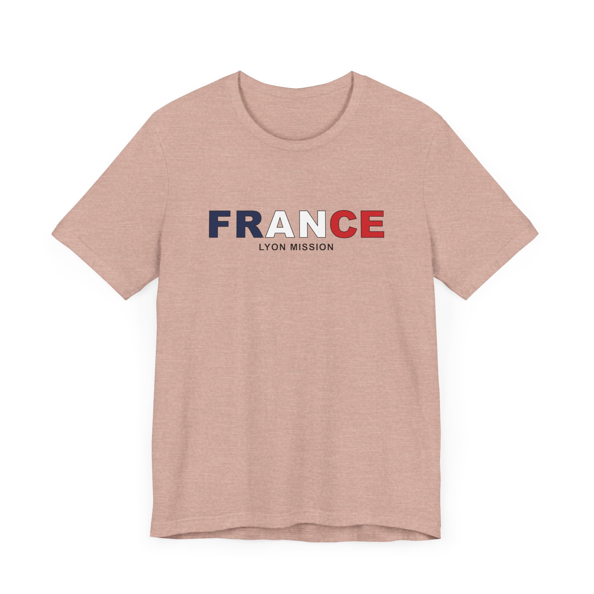 France Lyon Mission Flag Title T-shirt - Mission Wishlist - LDS Missionary Gift Store