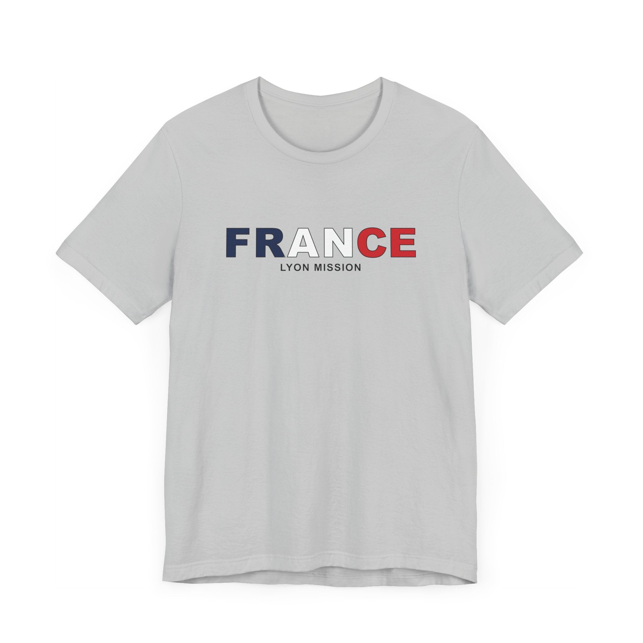 France Lyon Mission Flag Title T-shirt - Mission Wishlist - LDS Missionary Gift Store
