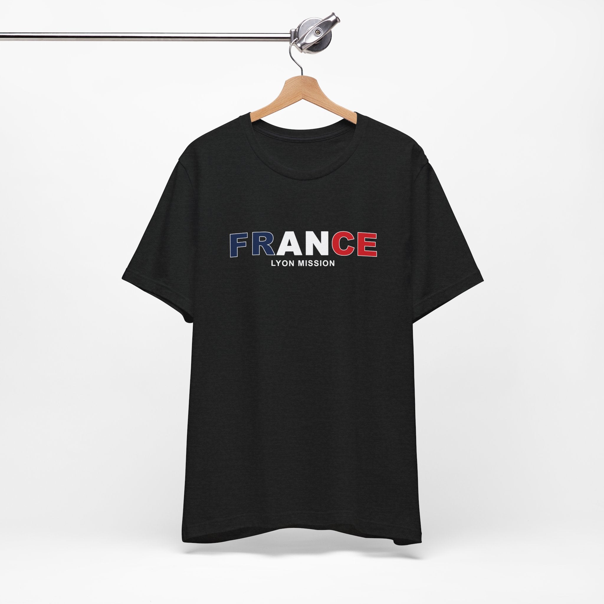 France Lyon Mission Flag Title T-shirt - Mission Wishlist - LDS Missionary Gift Store