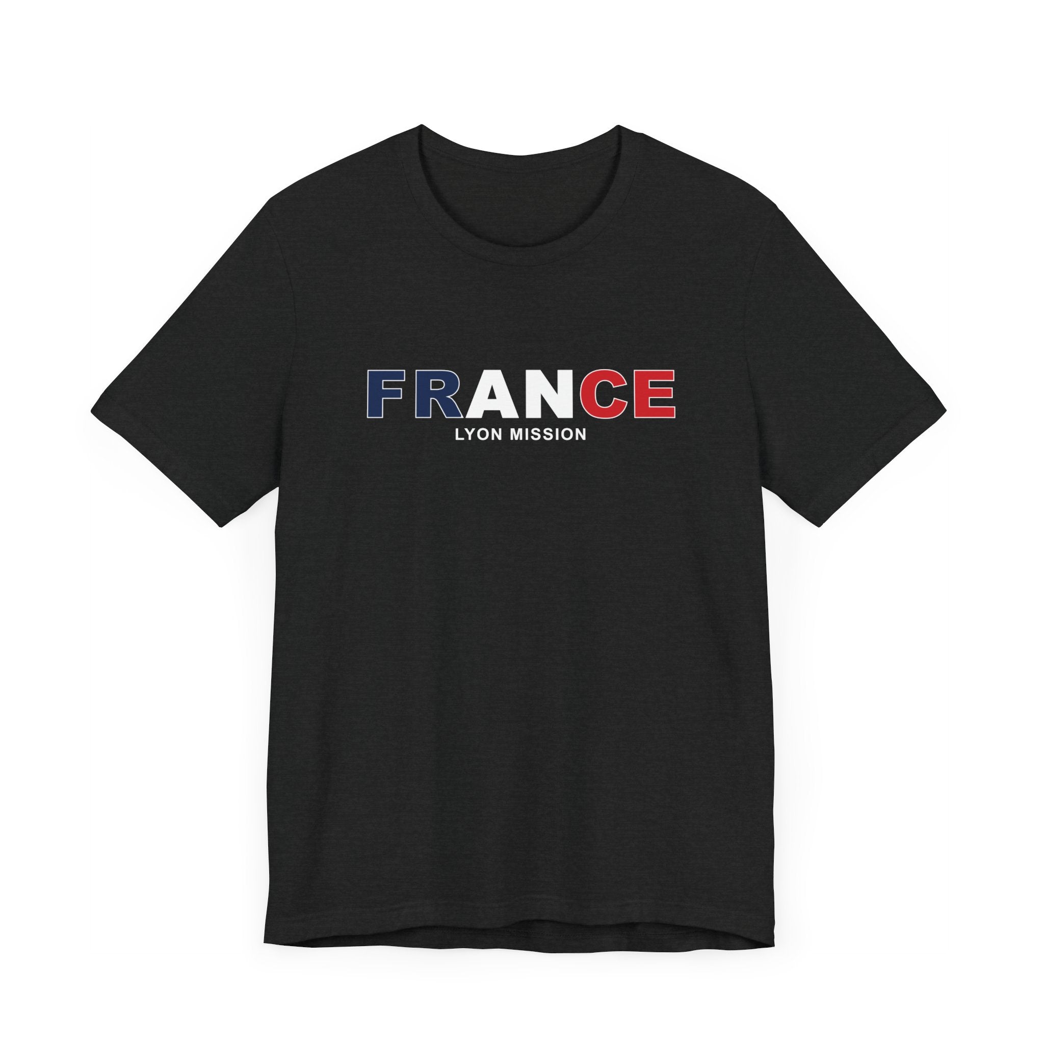 France Lyon Mission Flag Title T-shirt - Mission Wishlist - LDS Missionary Gift Store