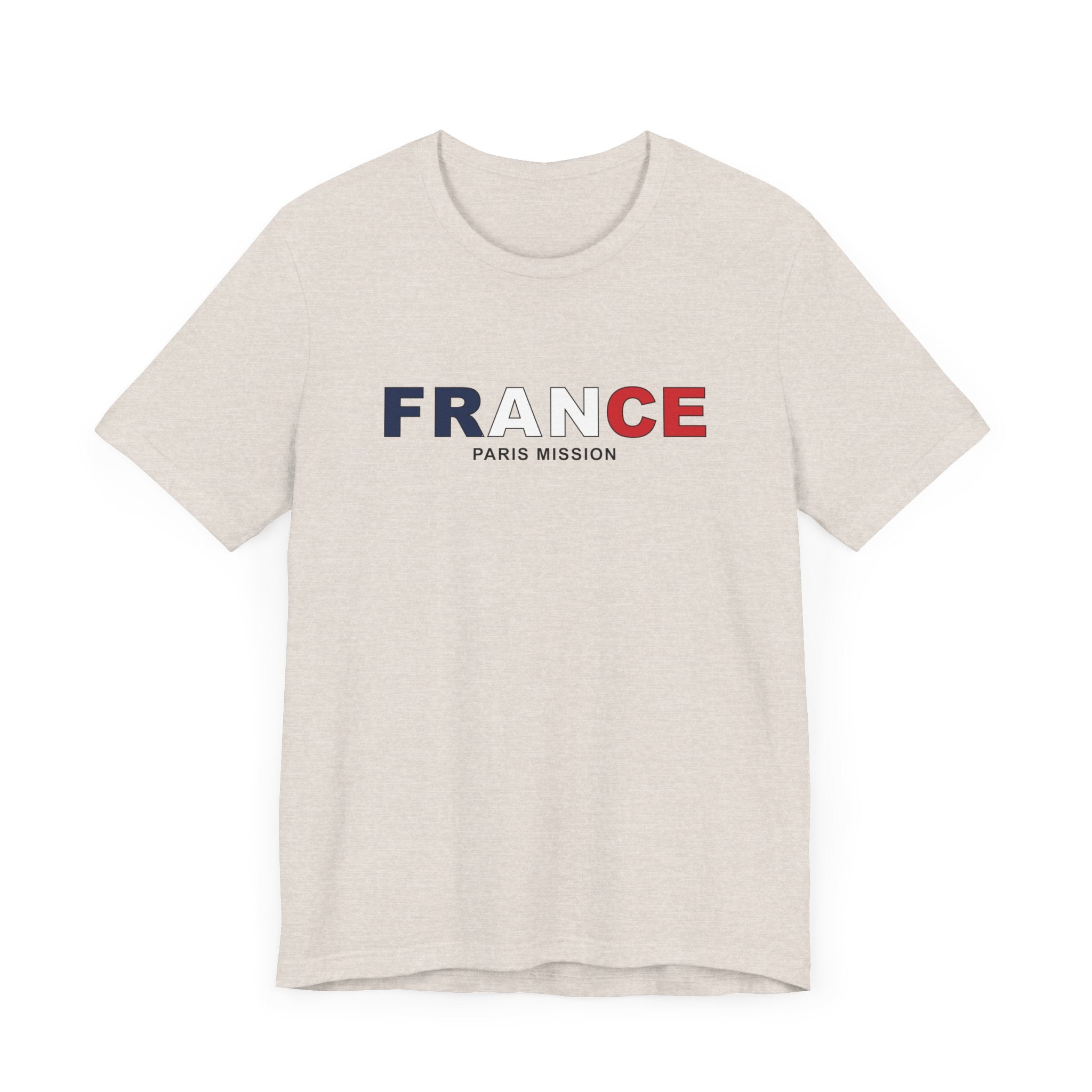 France Paris Mission Flag Title T-shirt - Mission Wishlist - LDS Missionary Gift Store