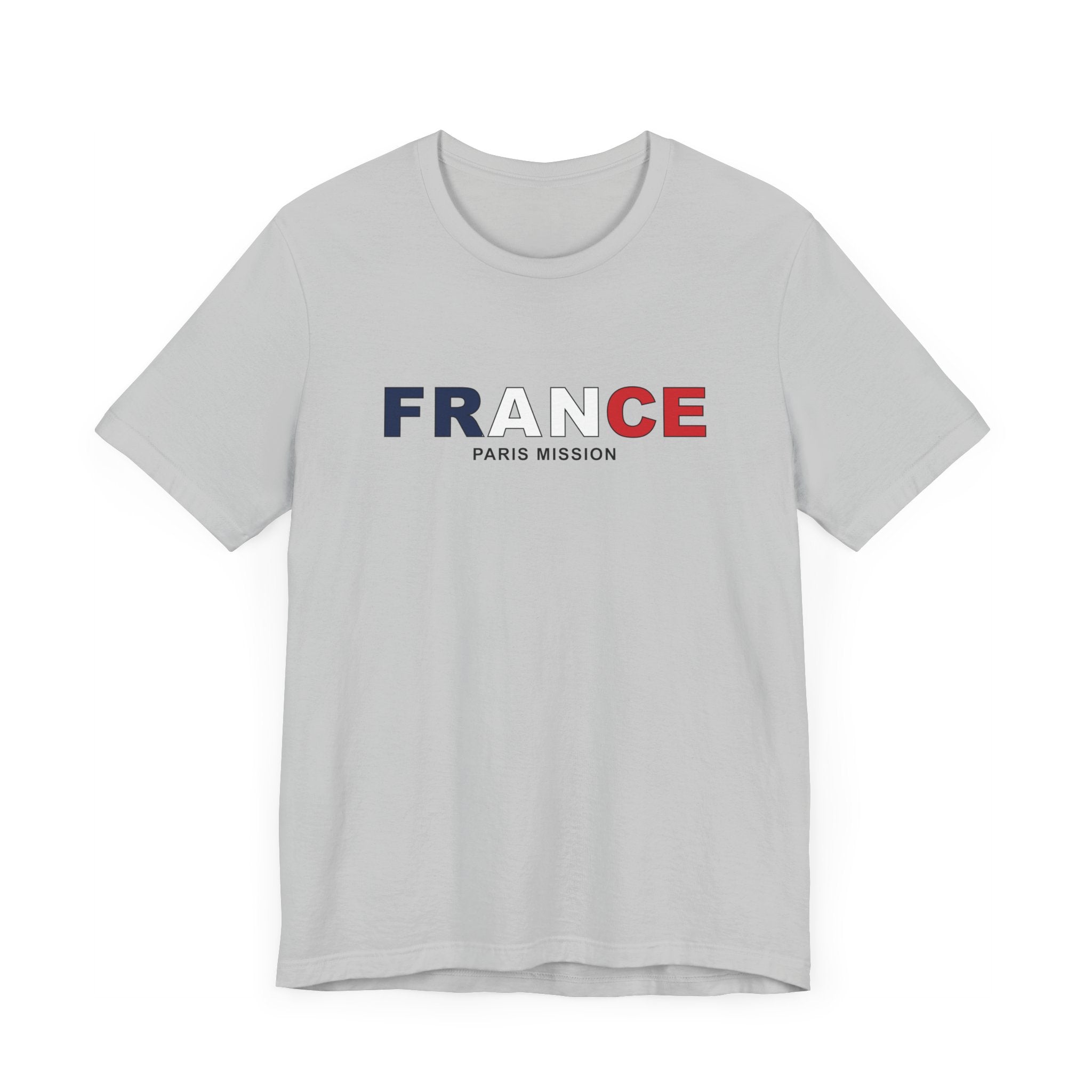 France Paris Mission Flag Title T-shirt - Mission Wishlist - LDS Missionary Gift Store