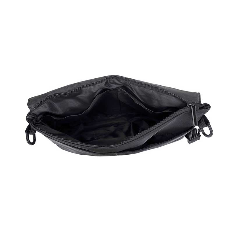 Full Black Messenger Bag
