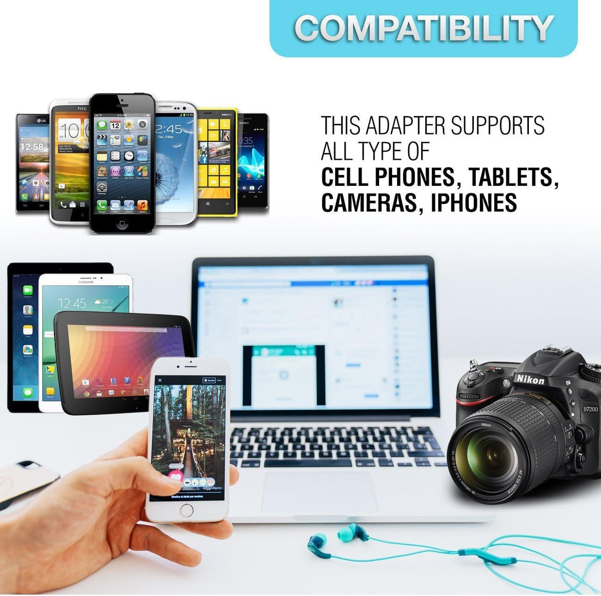 Denmark Travel Adapter - Type K - 3 Pack (GP-20)