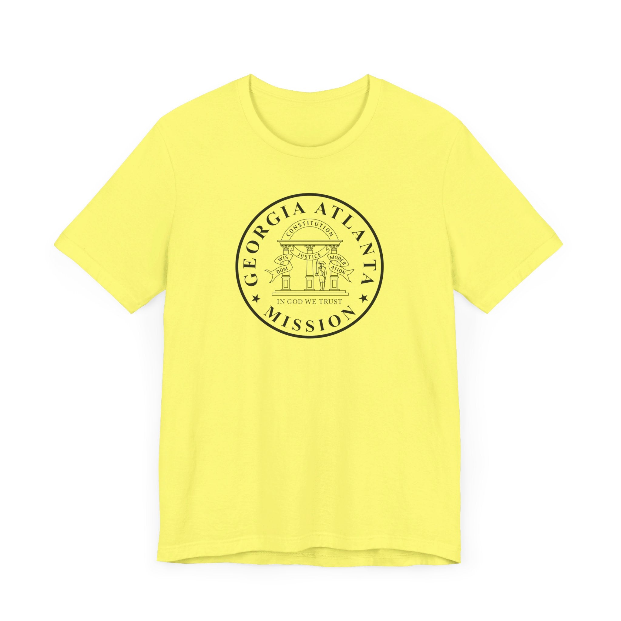 Georgia Atlanta Mission Circular Monochrome Logo T-Shirt - Mission Wishlist - LDS Missionary Gift Store