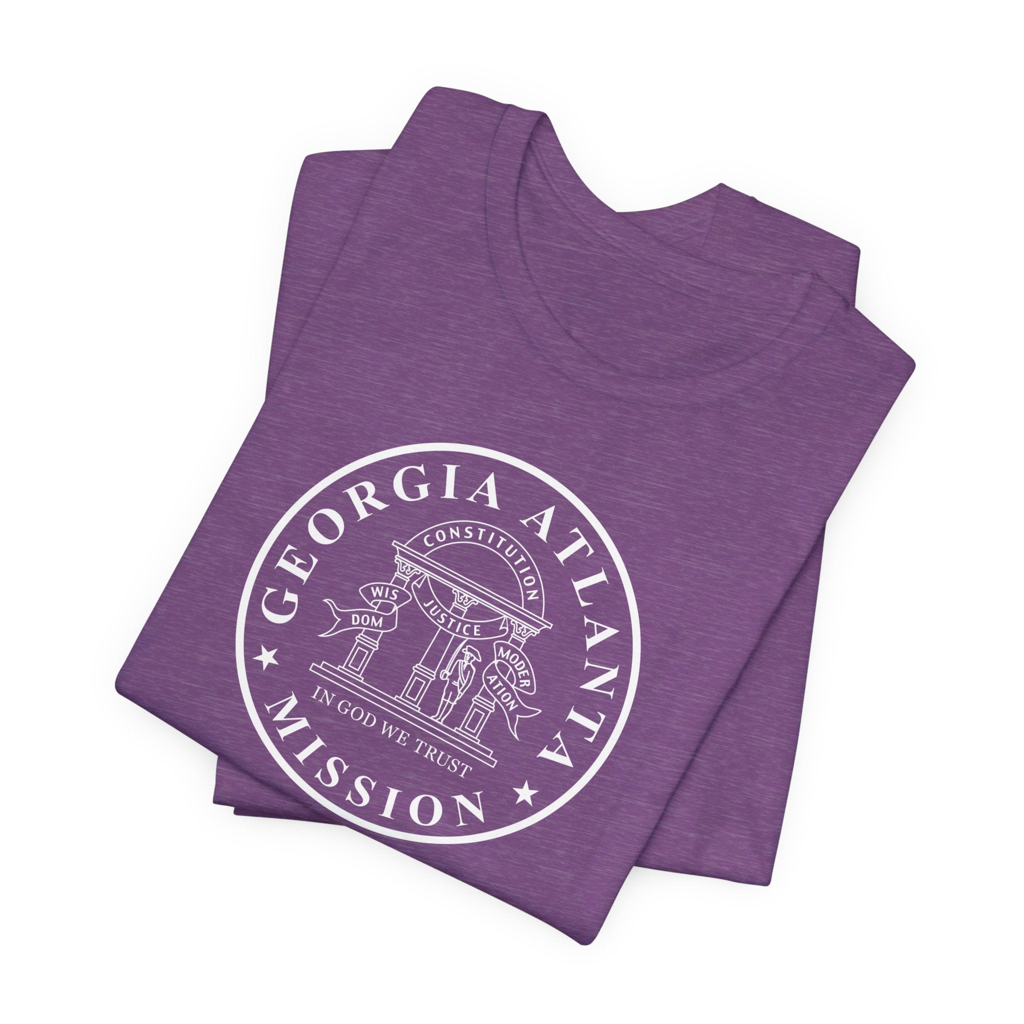 Georgia Atlanta Mission Circular Monochrome Logo T-Shirt - Mission Wishlist - LDS Missionary Gift Store