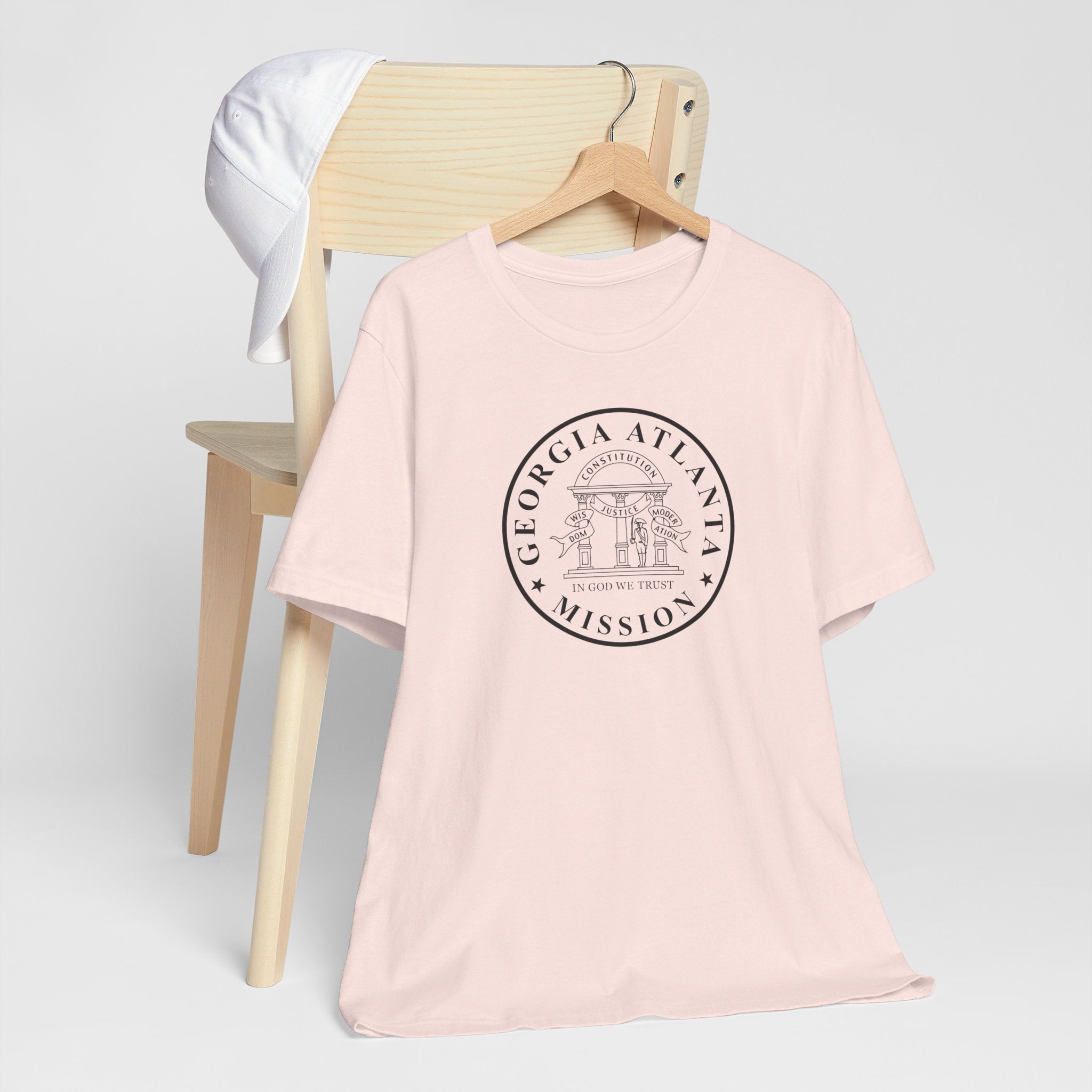 Georgia Atlanta Mission Circular Monochrome Logo T-Shirt - Mission Wishlist - LDS Missionary Gift Store