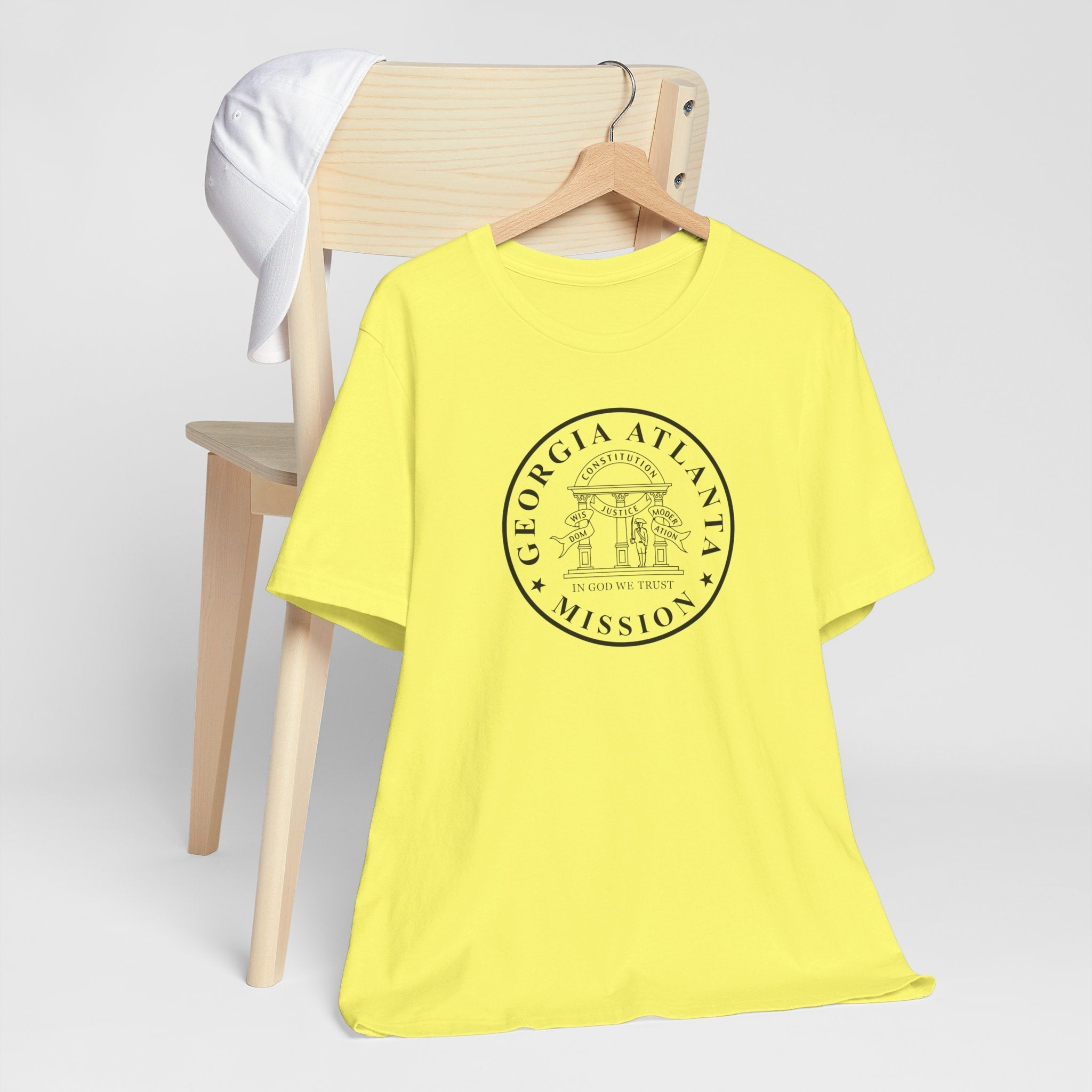 Georgia Atlanta Mission Circular Monochrome Logo T-Shirt - Mission Wishlist - LDS Missionary Gift Store