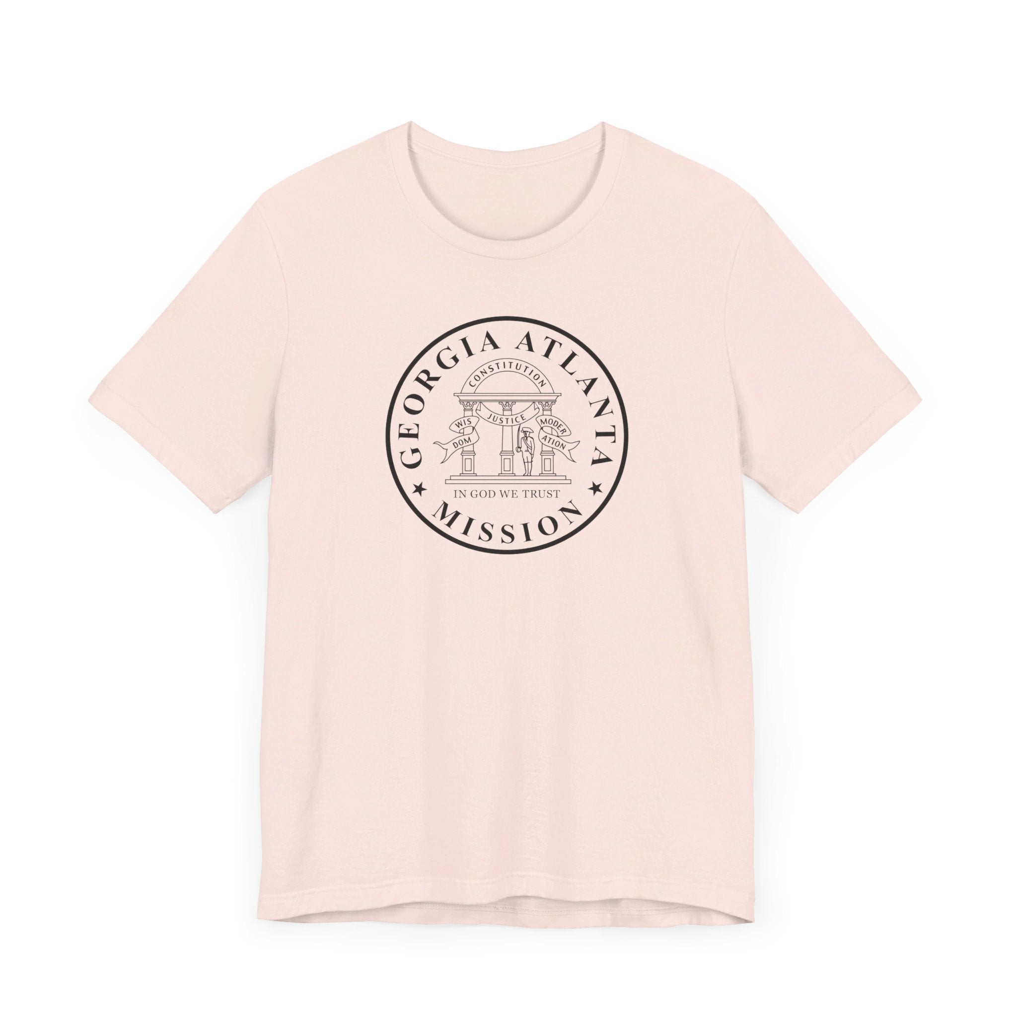 Georgia Atlanta Mission Circular Monochrome Logo T-Shirt - Mission Wishlist - LDS Missionary Gift Store