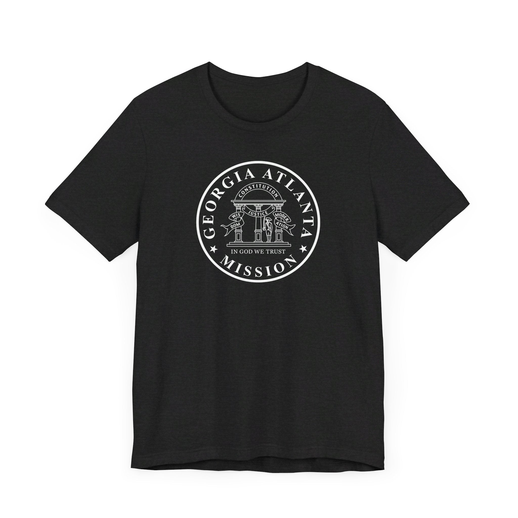 Georgia Atlanta Mission Circular Monochrome Logo T-Shirt - Mission Wishlist - LDS Missionary Gift Store