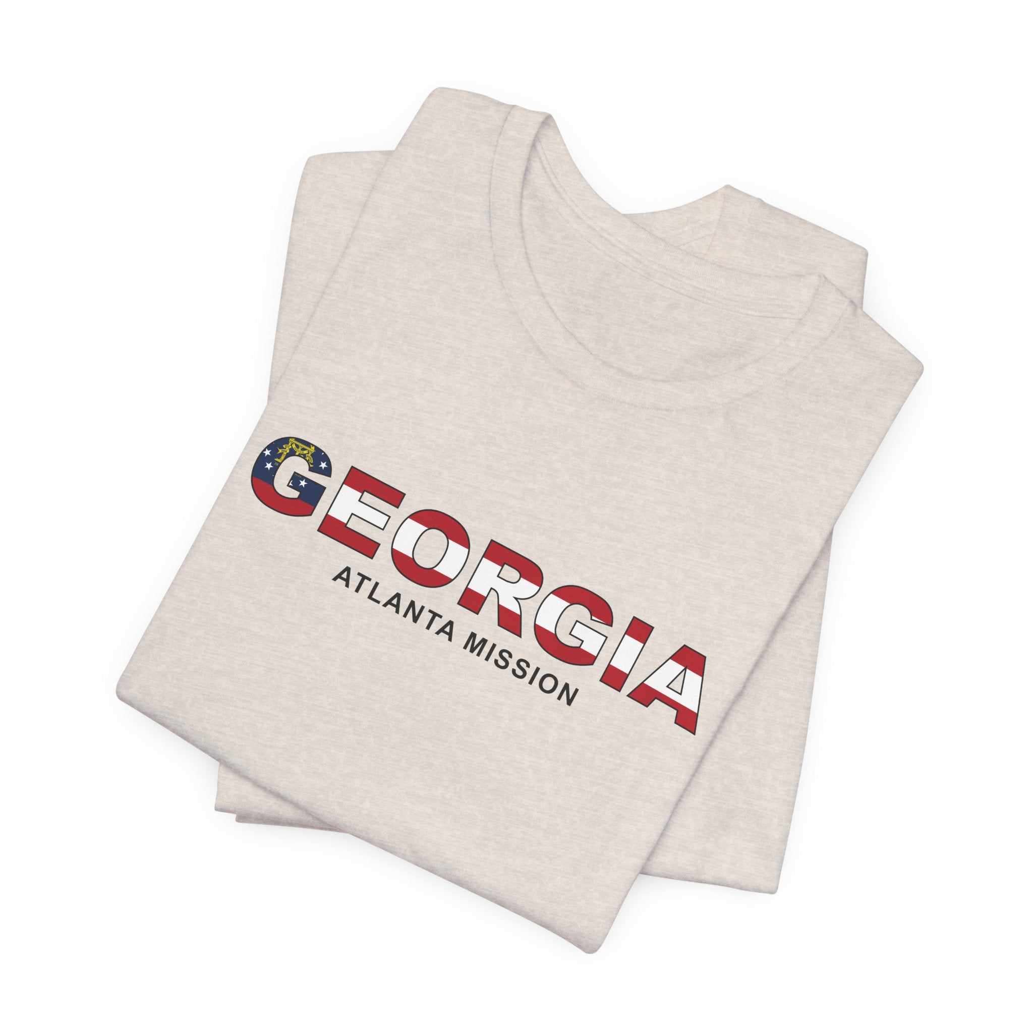 Georgia Atlanta Mission Flag Title T-shirt - Mission Wishlist - LDS Missionary Gift Store