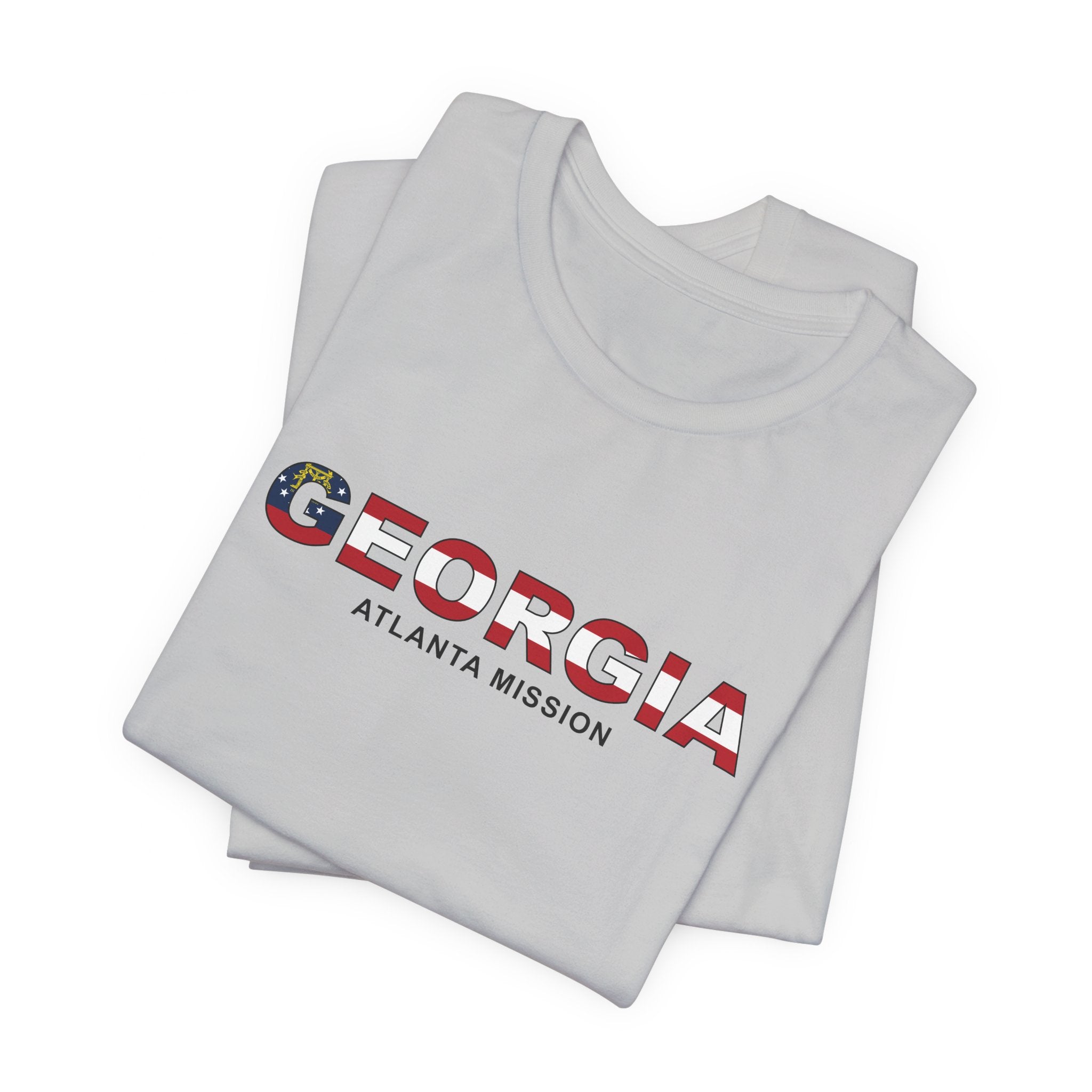 Georgia Atlanta Mission Flag Title T-shirt - Mission Wishlist - LDS Missionary Gift Store