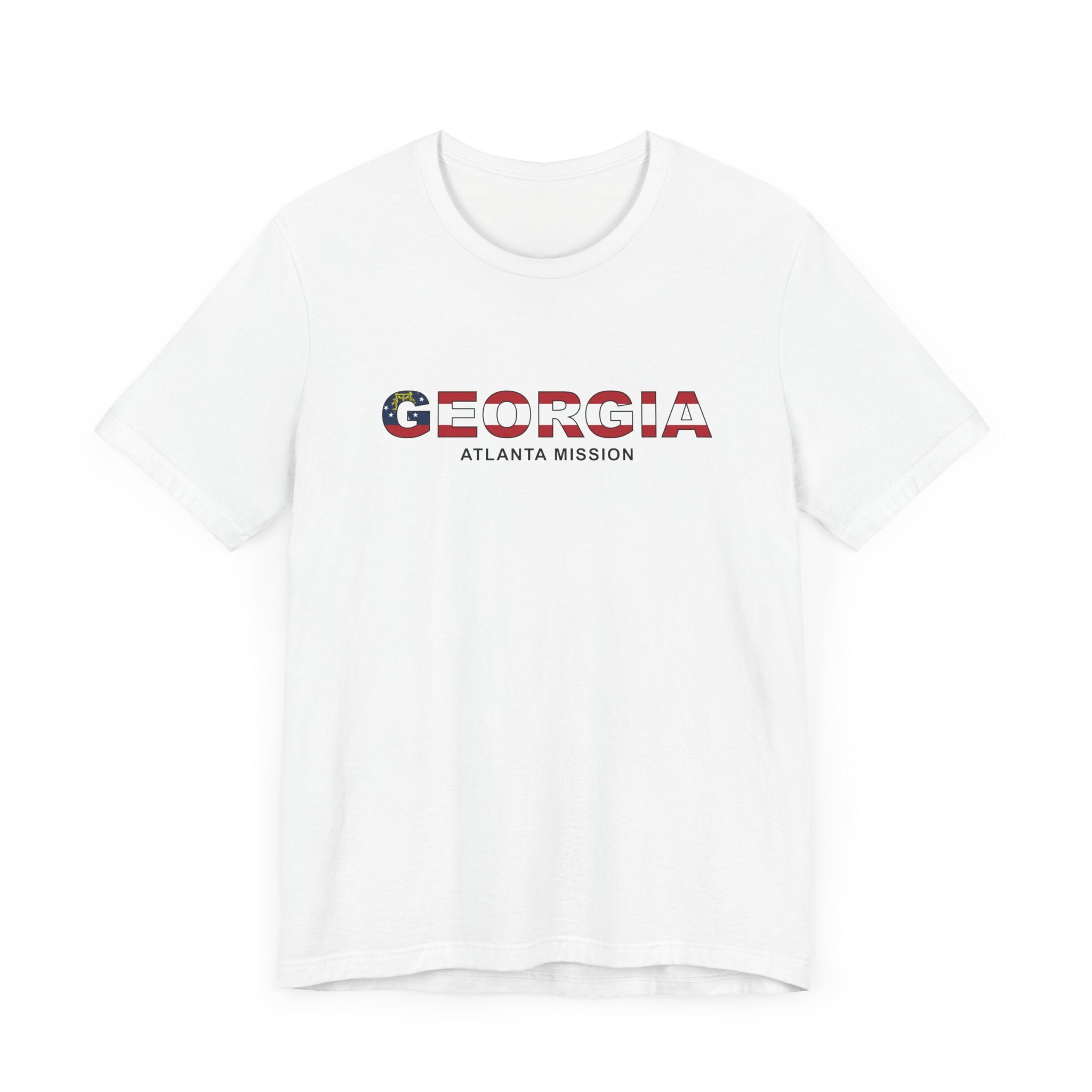 Georgia Atlanta Mission Flag Title T-shirt - Mission Wishlist - LDS Missionary Gift Store