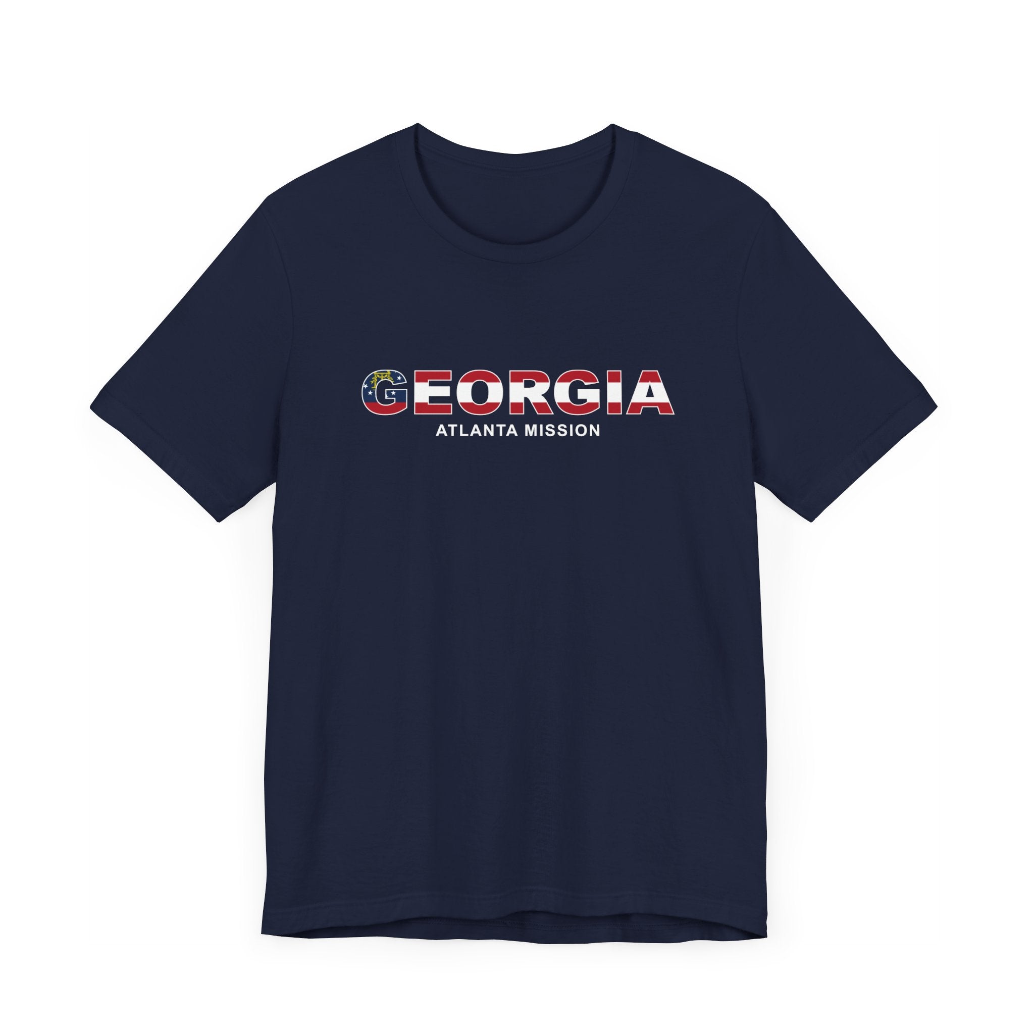 Georgia Atlanta Mission Flag Title T-shirt - Mission Wishlist - LDS Missionary Gift Store