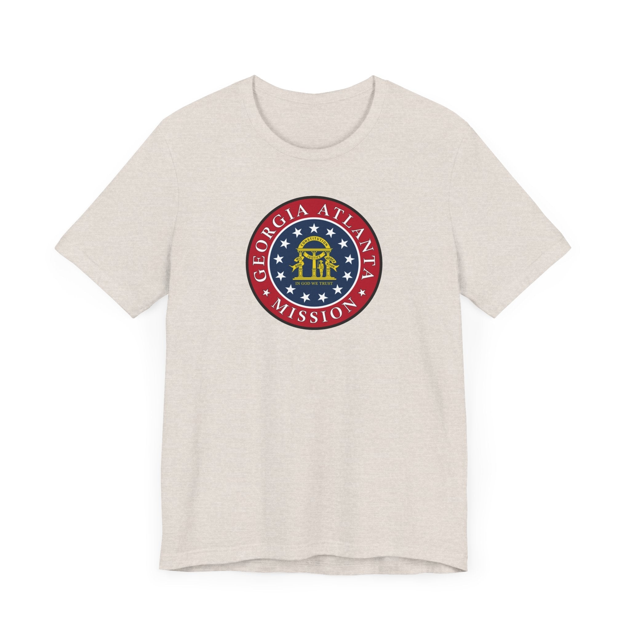 Georgia Atlanta Mission State Flag Logo (Black Border) T-shirt - Mission Wishlist - LDS Missionary Gift Store