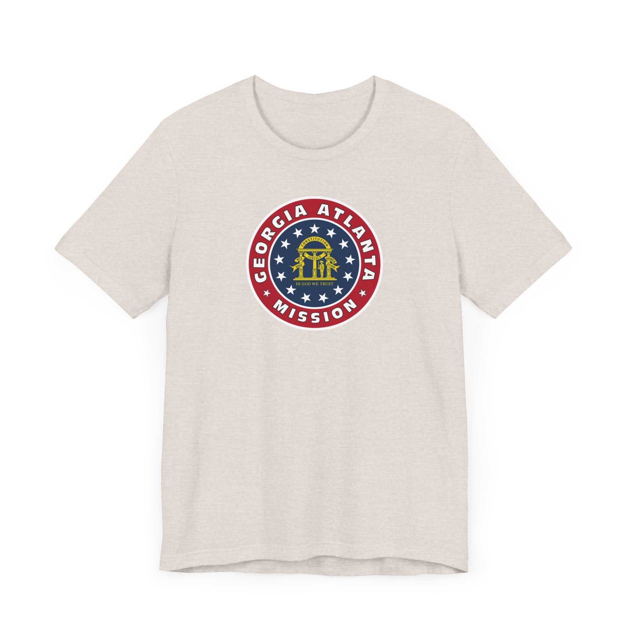 Georgia Atlanta Mission State Flag Logo (White Border) T-shirt - Mission Wishlist - LDS Missionary Gift Store