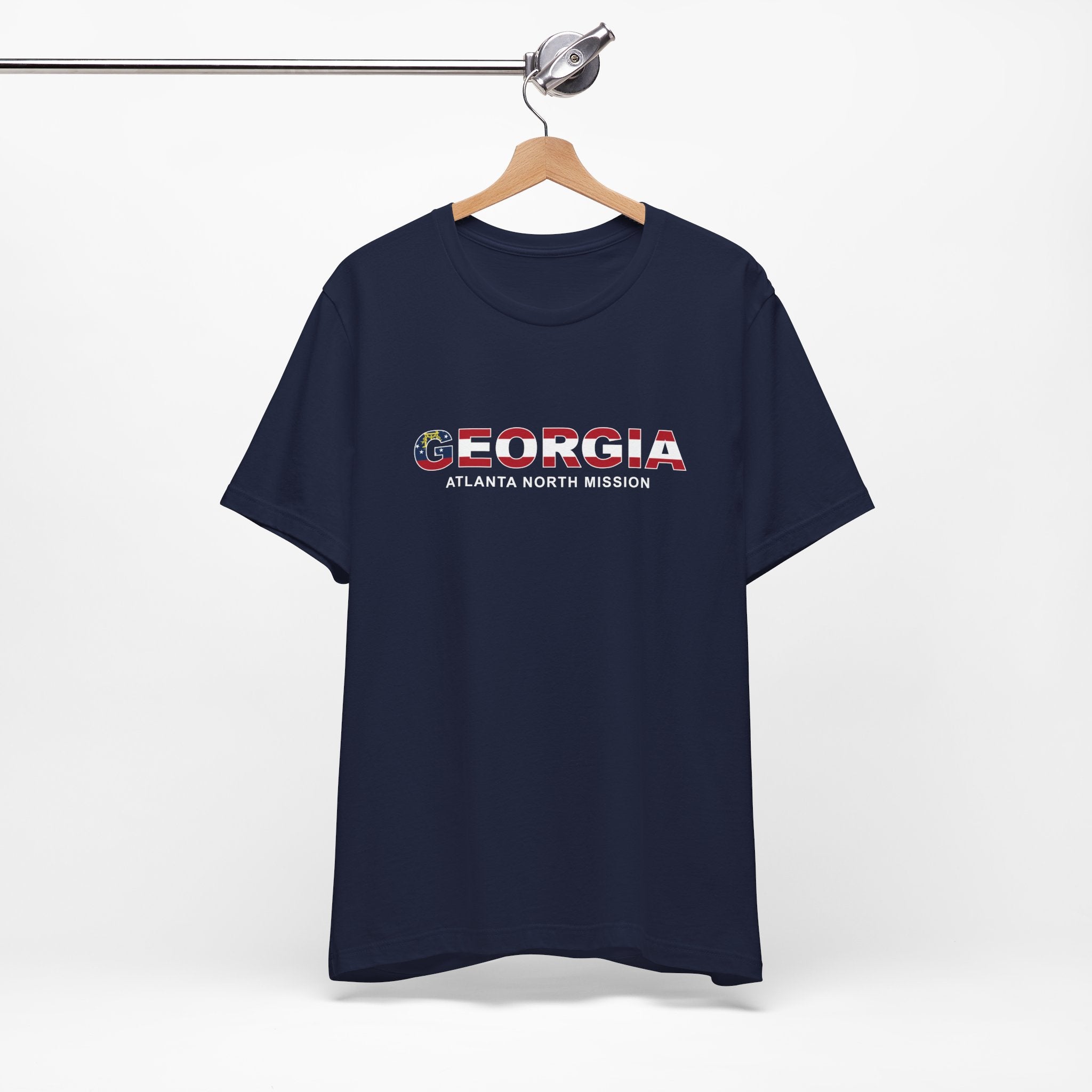Georgia Atlanta North Mission Flag Title T-shirt - Mission Wishlist - LDS Missionary Gift Store