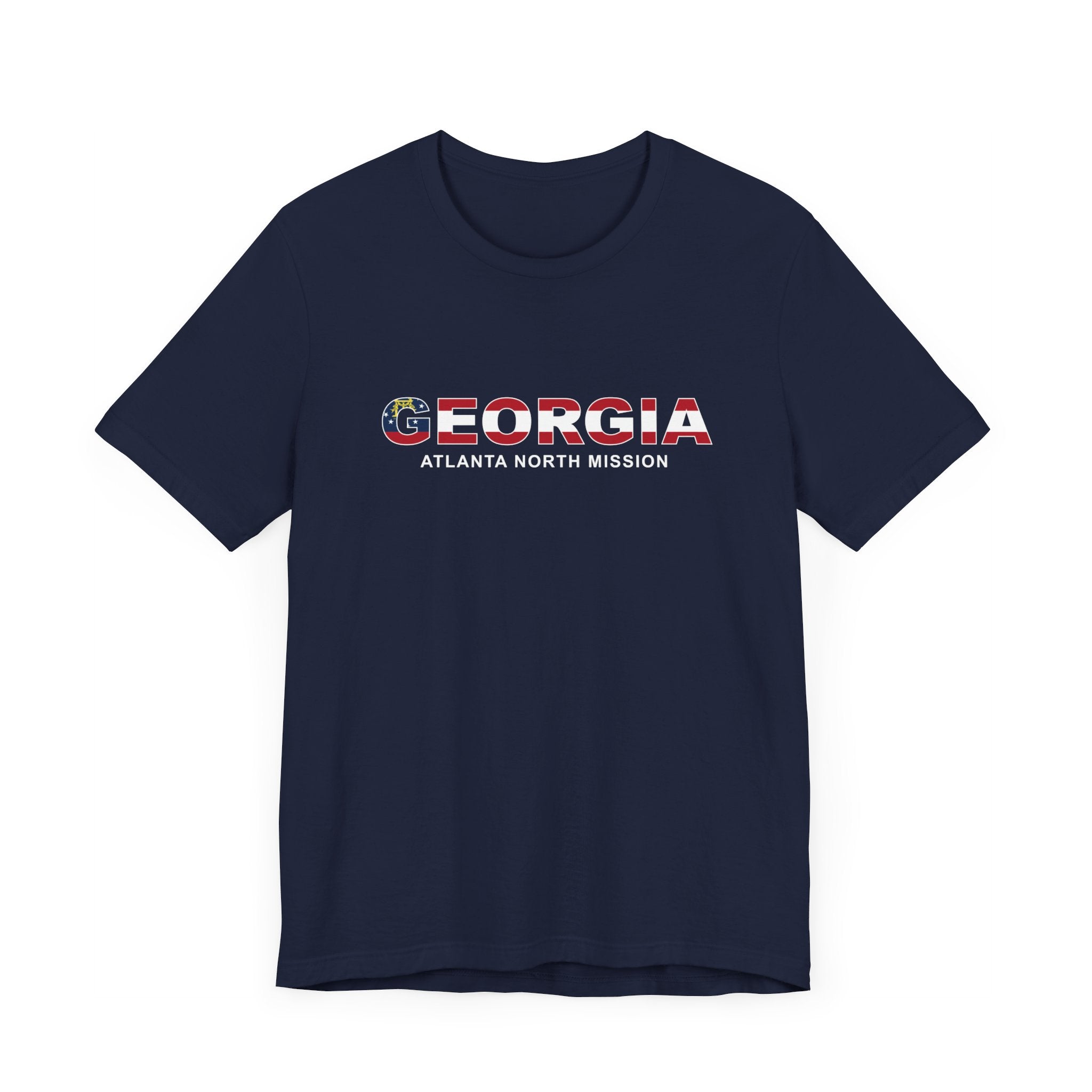Georgia Atlanta North Mission Flag Title T-shirt - Mission Wishlist - LDS Missionary Gift Store