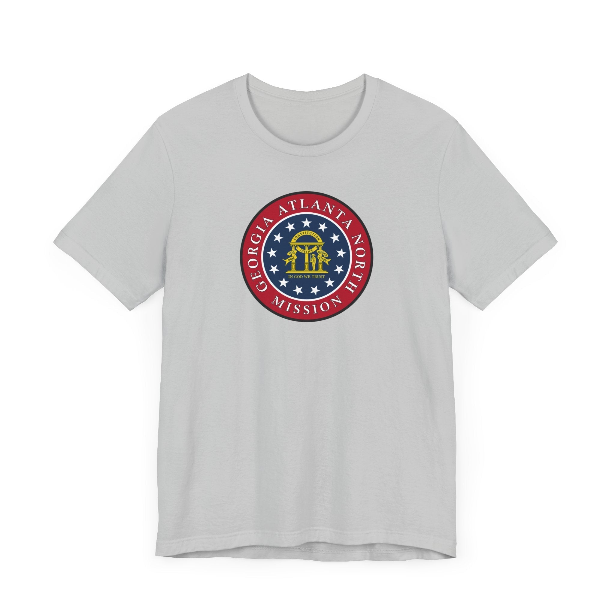 Georgia Atlanta North Mission State Flag Logo (Black Border) T-shirt - Mission Wishlist - LDS Missionary Gift Store