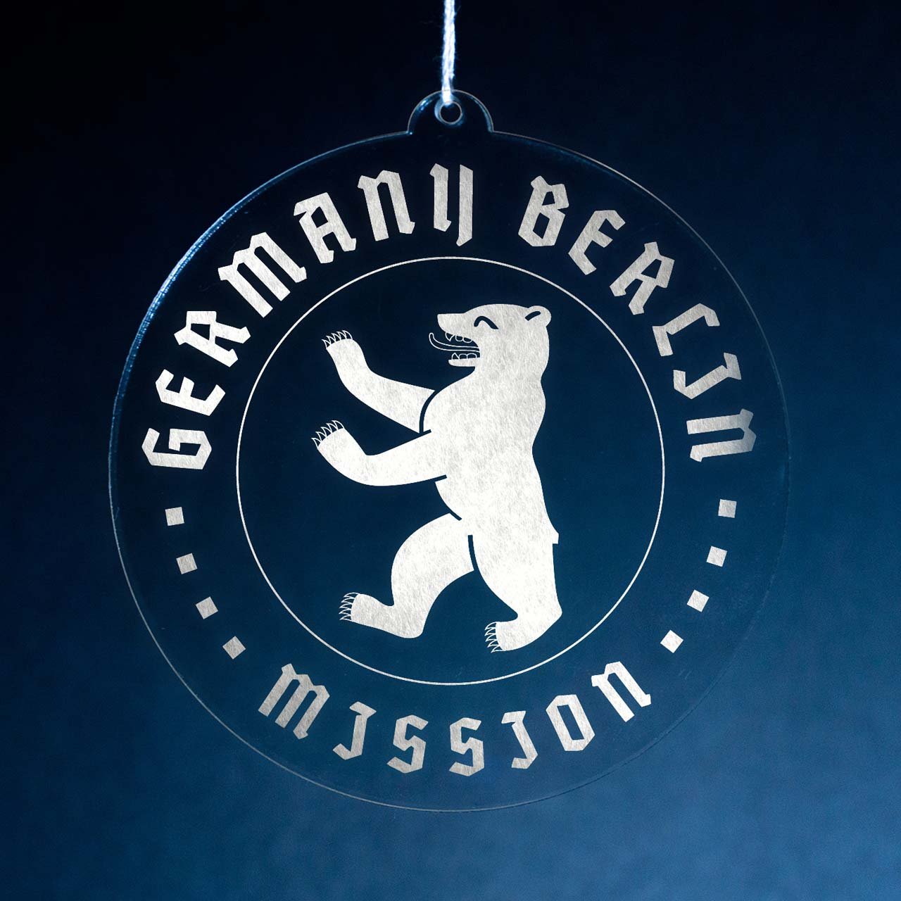 Germany Berlin Mission Christmas Ornament - Latter-Day Saint LDS Missionary Gift - Book of Mormon