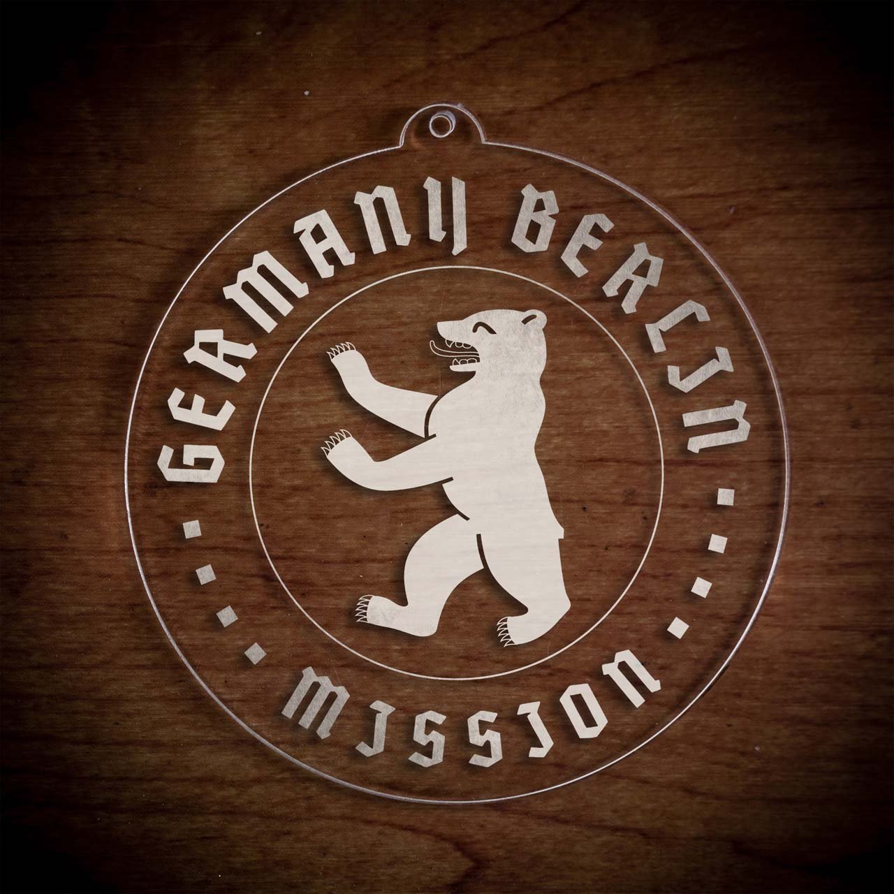 Germany Berlin Mission Christmas Ornament - Latter-Day Saint LDS Missionary Gift - Book of Mormon