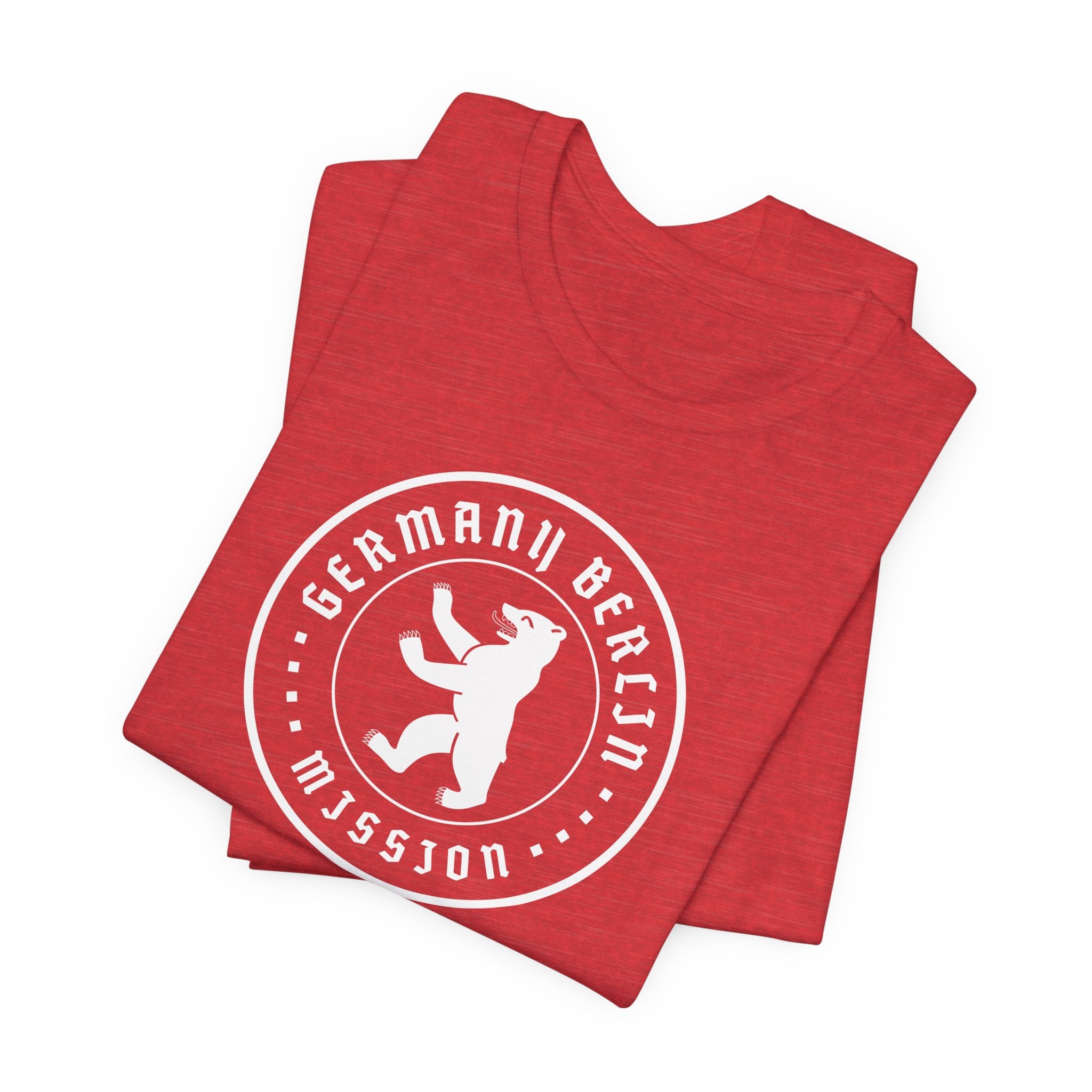 Germany Berlin Mission Circular Monochrome Logo T-Shirt - Mission Wishlist - LDS Missionary Gift Store