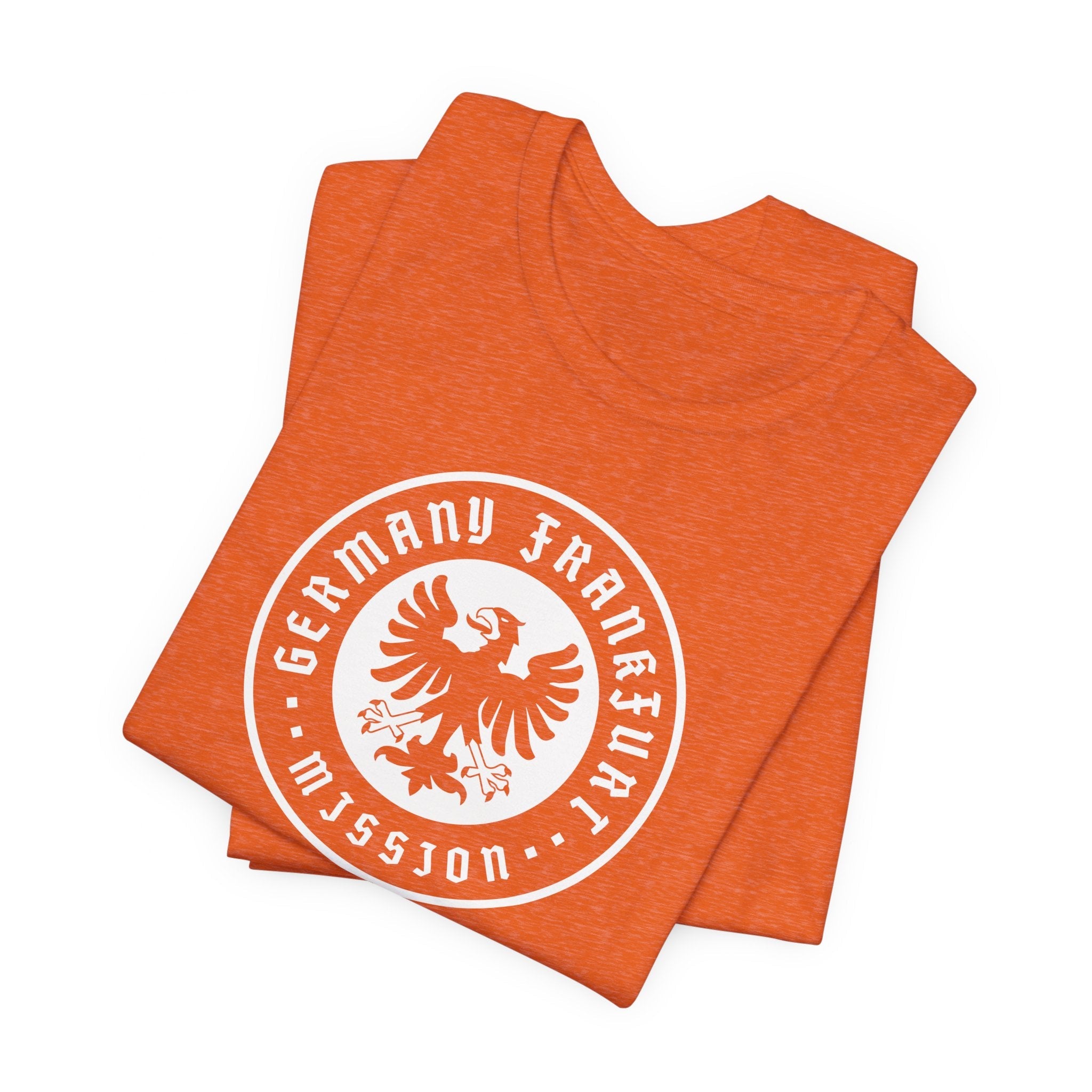 Germany Frankfurt Mission Circular Monochrome Logo T-Shirt - Mission Wishlist - LDS Missionary Gift Store