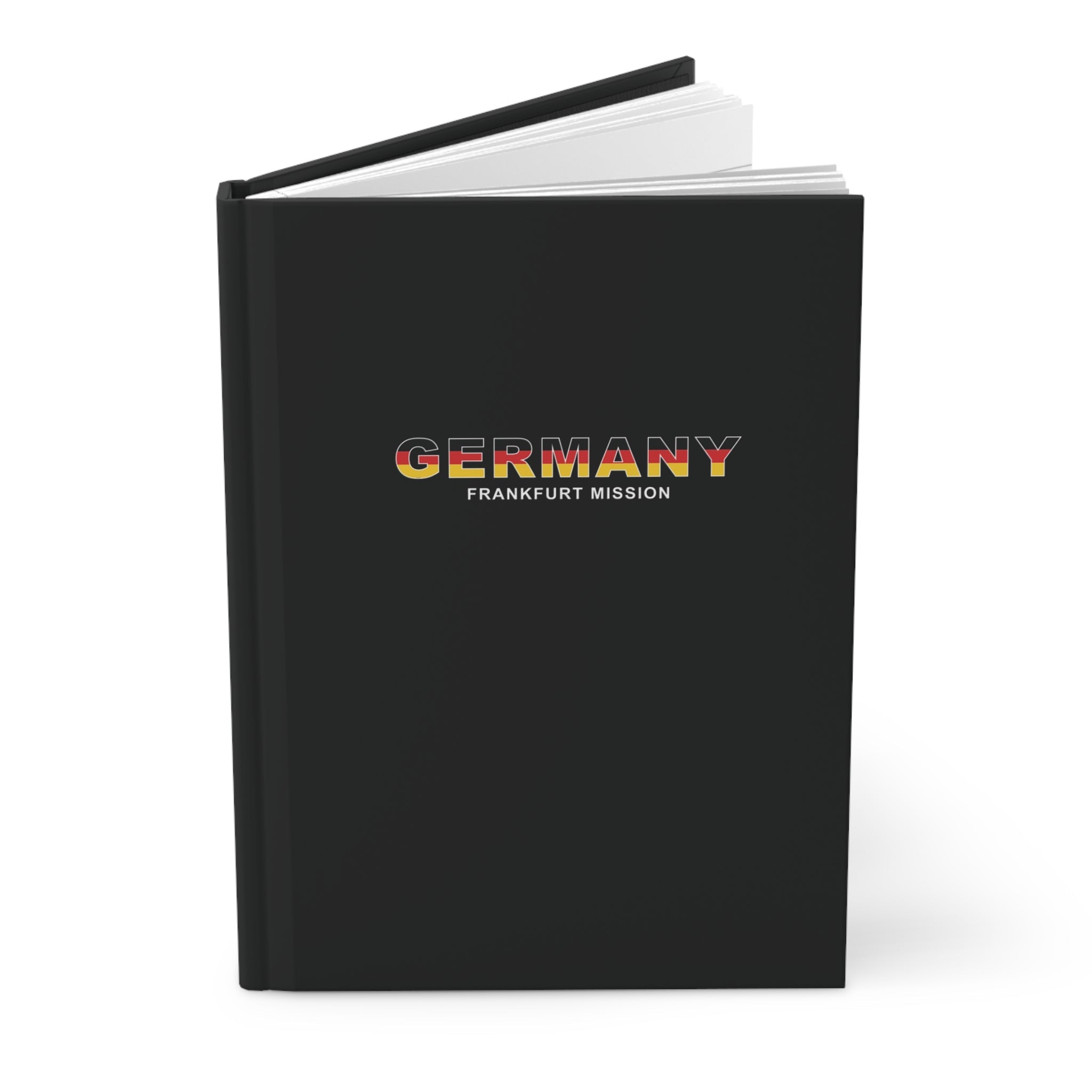 Germany Frankfurt Mission Flag Title Black Hardcover Journal Matte - Mission Wishlist - LDS Missionary Gift Store