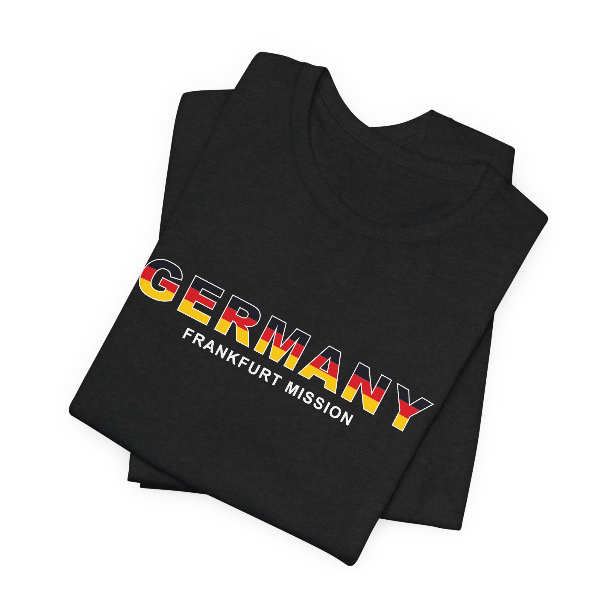 Germany Frankfurt Mission Flag Title T-shirt - Mission Wishlist - LDS Missionary Gift Store