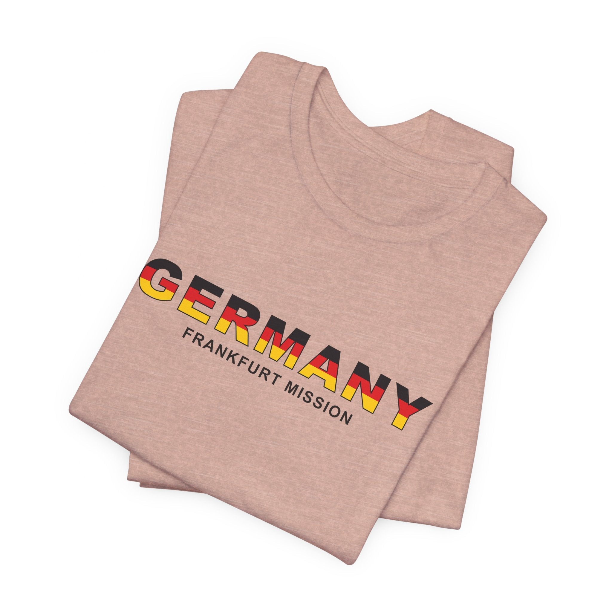 Germany Frankfurt Mission Flag Title T-shirt - Mission Wishlist - LDS Missionary Gift Store