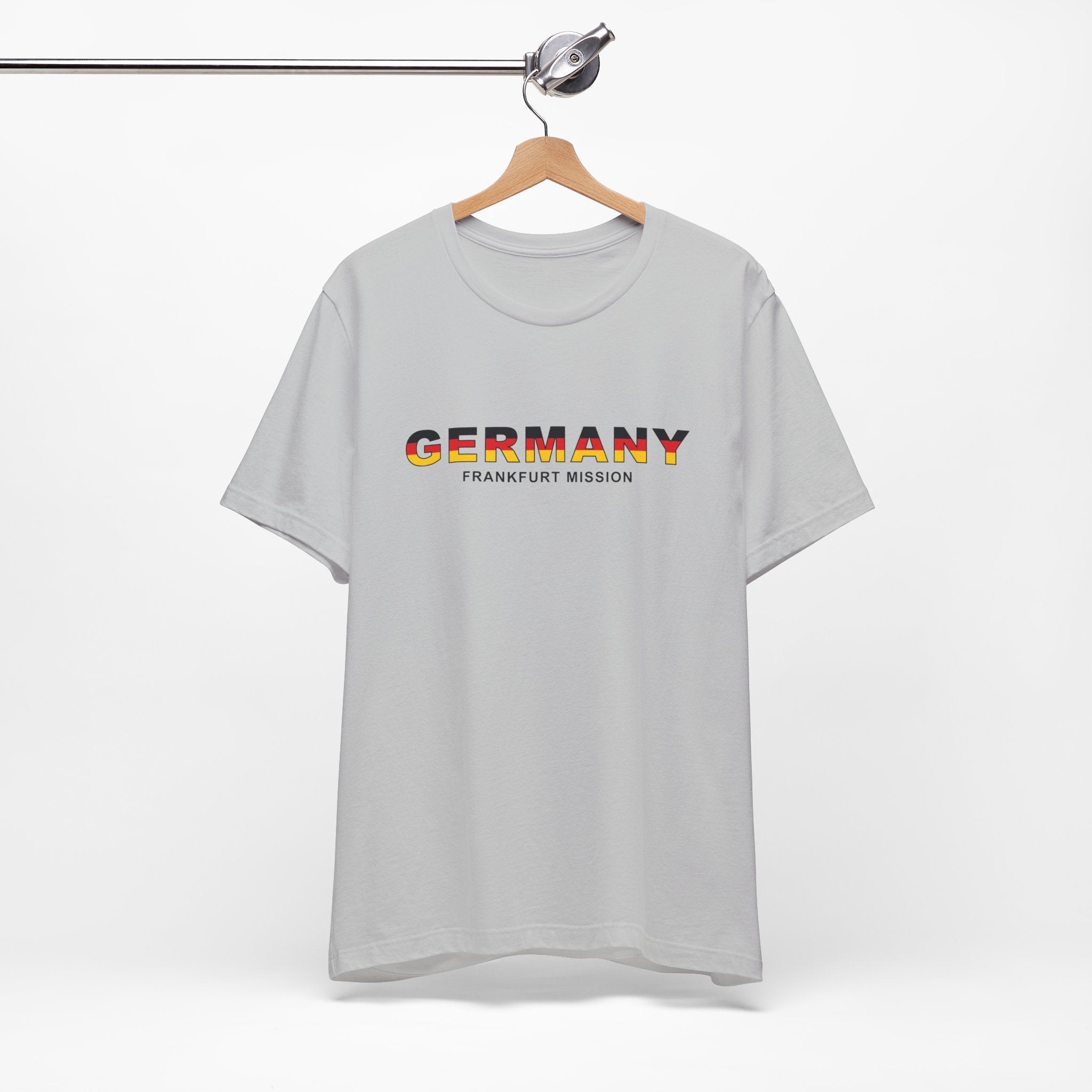 Germany Frankfurt Mission Flag Title T-shirt - Mission Wishlist - LDS Missionary Gift Store
