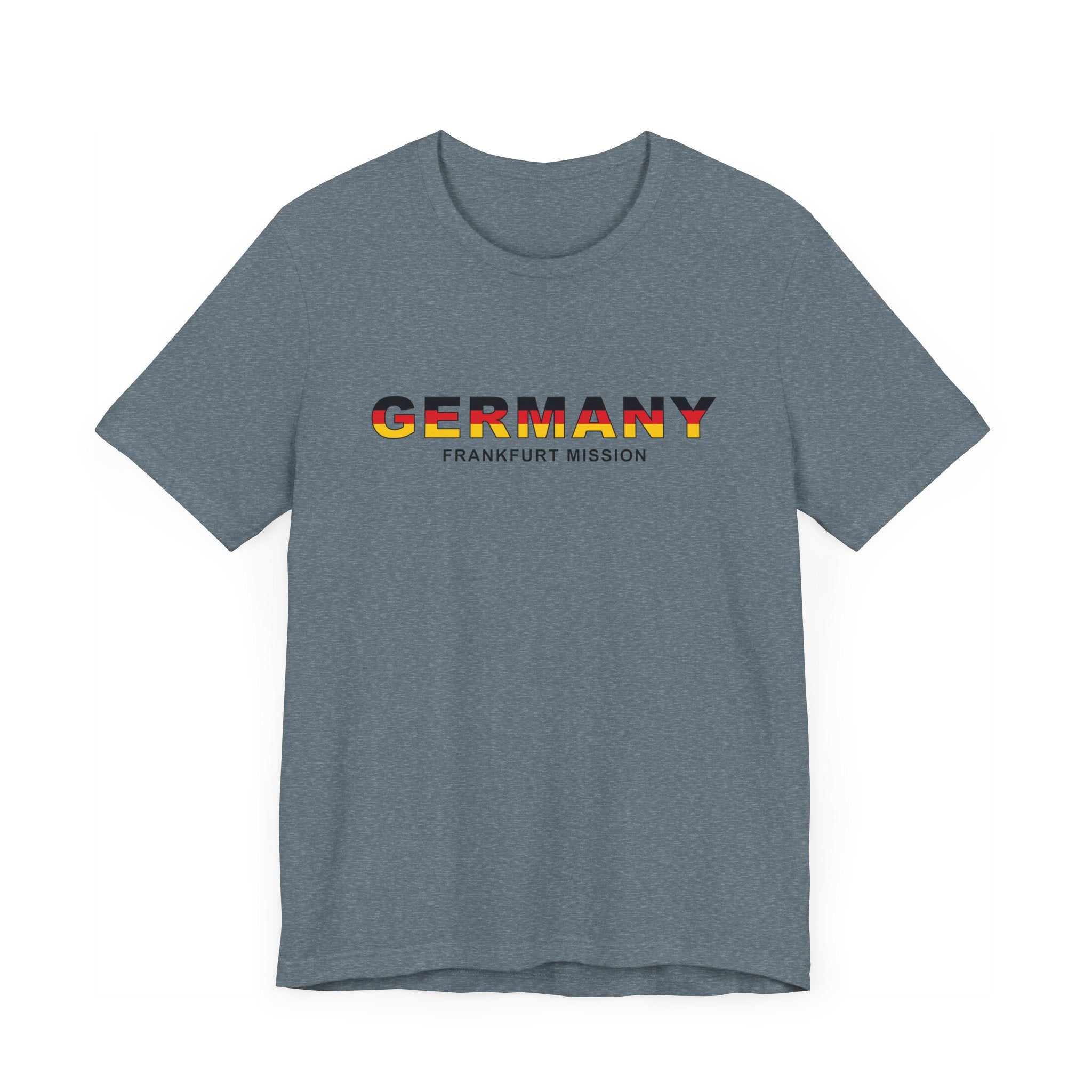 Germany Frankfurt Mission Flag Title T-shirt - Mission Wishlist - LDS Missionary Gift Store