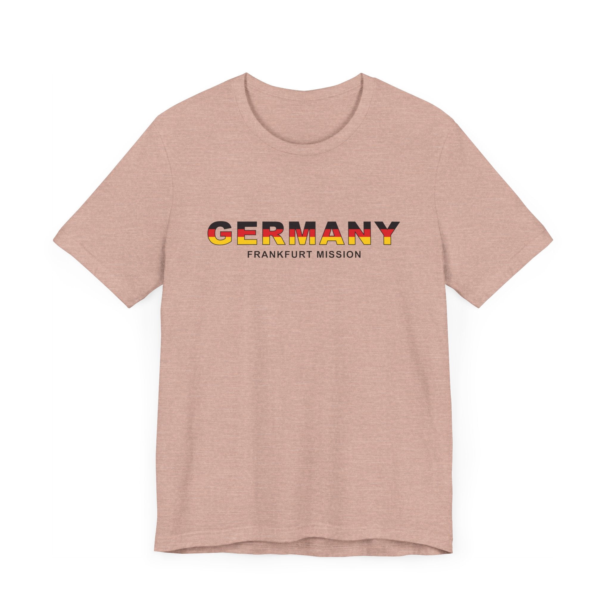 Germany Frankfurt Mission Flag Title T-shirt - Mission Wishlist - LDS Missionary Gift Store