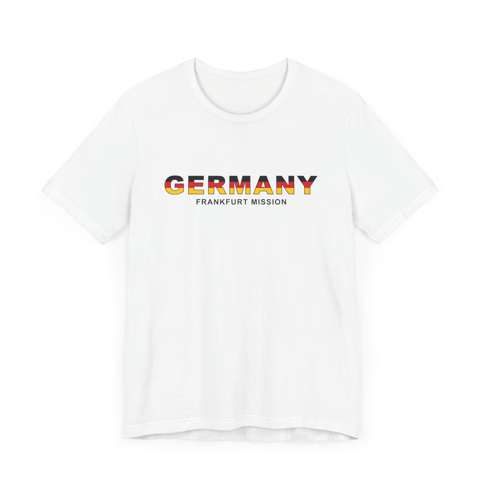 Germany Frankfurt Mission Flag Title T-shirt - Mission Wishlist - LDS Missionary Gift Store