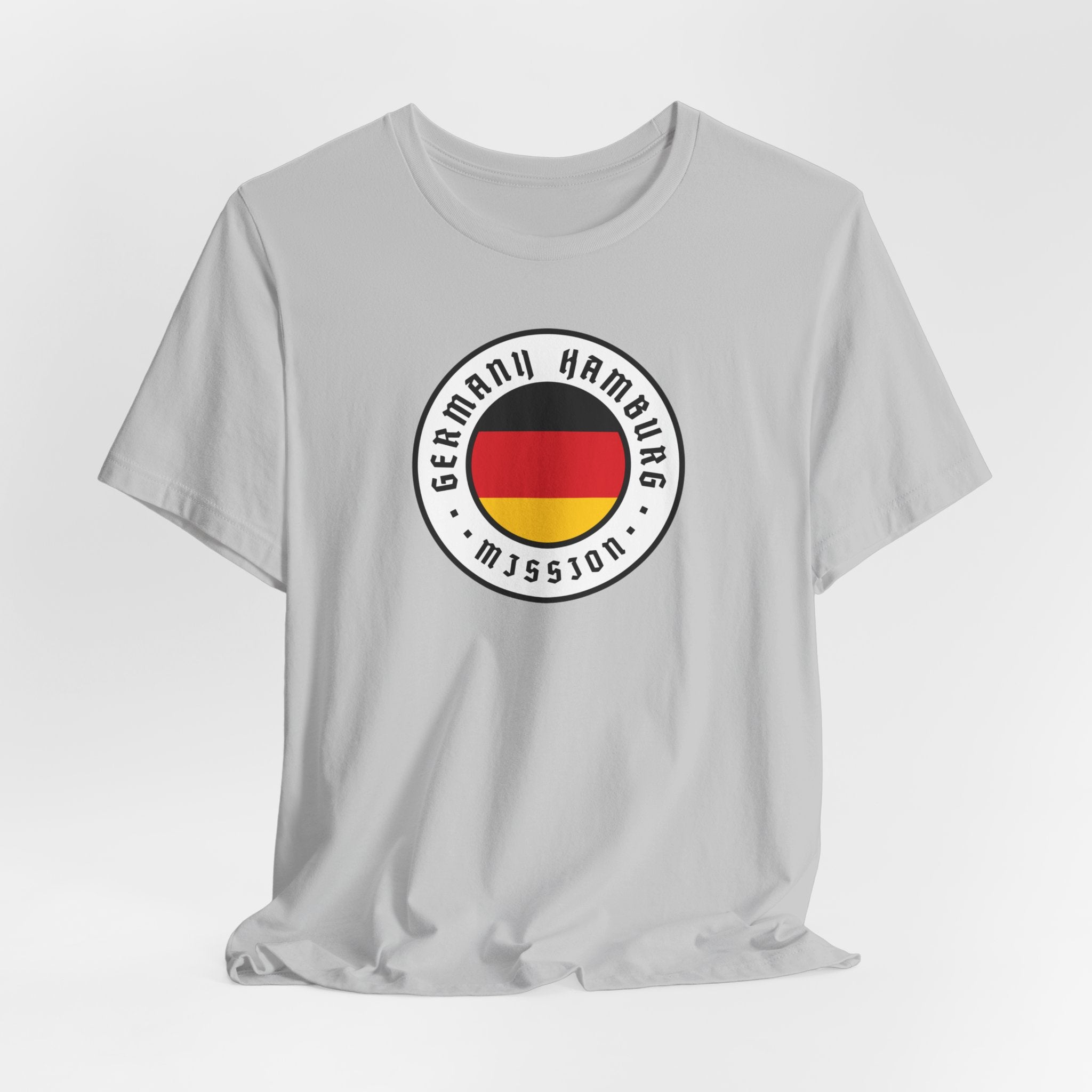 Germany Hamburg Mission Flag Logo (White Border) T-shirt - Mission Wishlist - LDS Missionary Gift Store