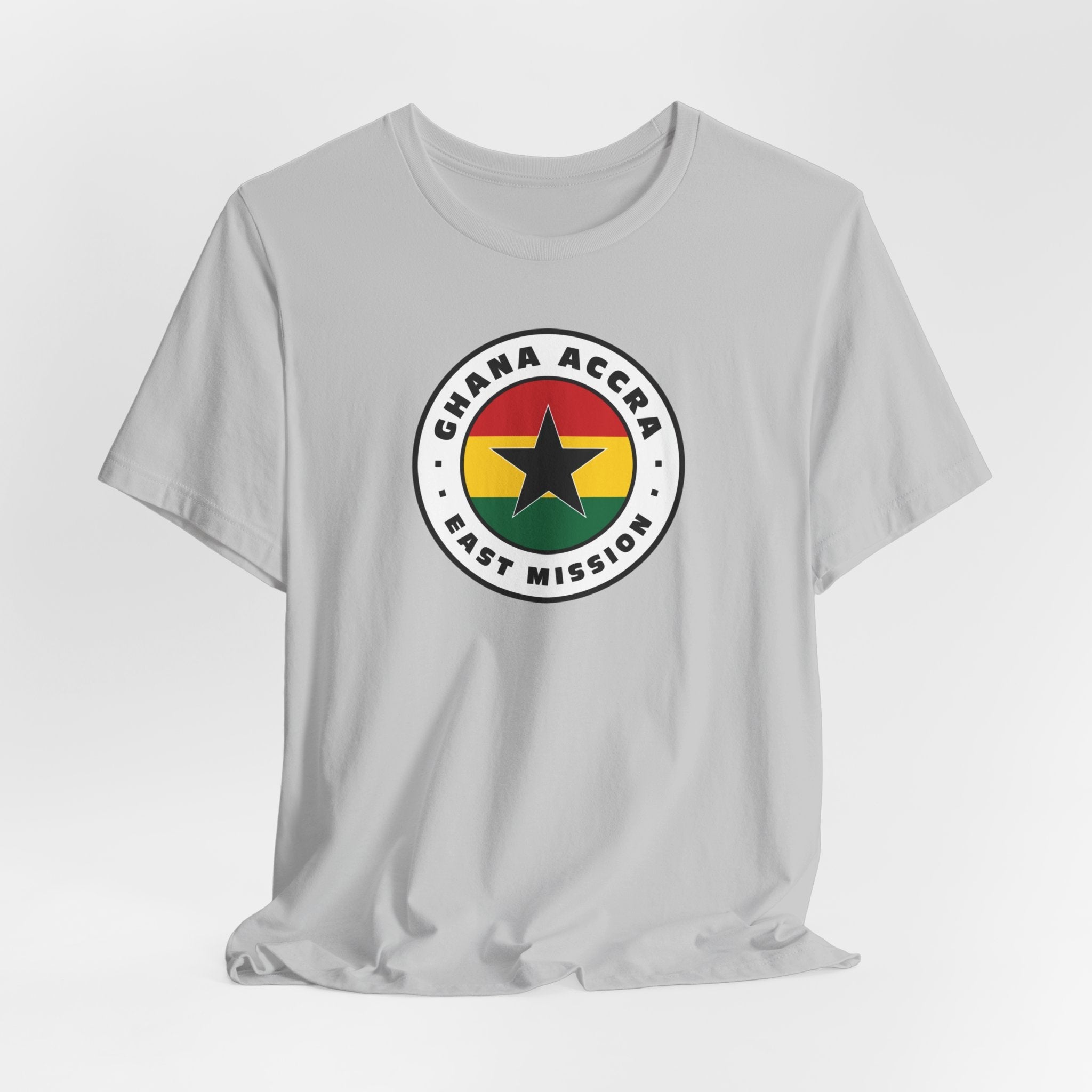 Ghana Accra East Mission Flag Logo (White Border) T-shirt - Mission Wishlist - LDS Missionary Gift Store