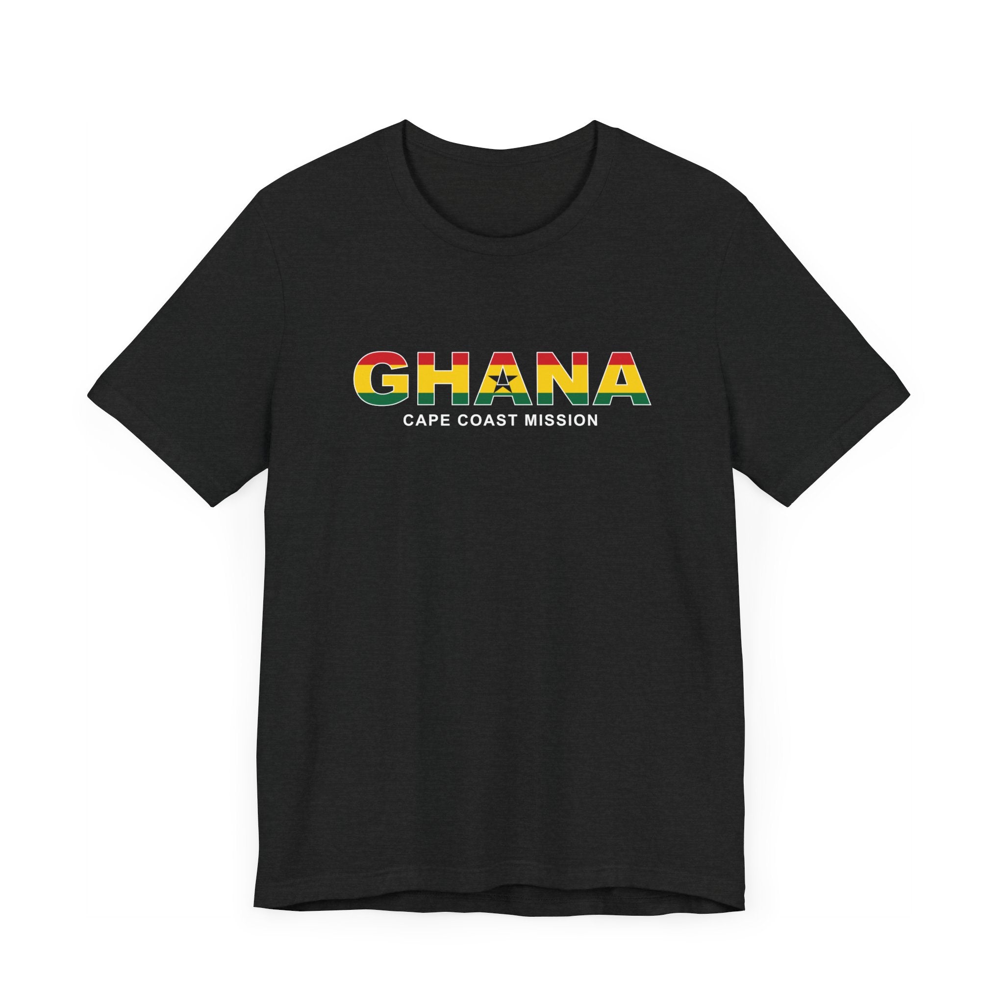 Ghana Cape Coast Mission Flag Title T-shirt - Mission Wishlist - LDS Missionary Gift Store