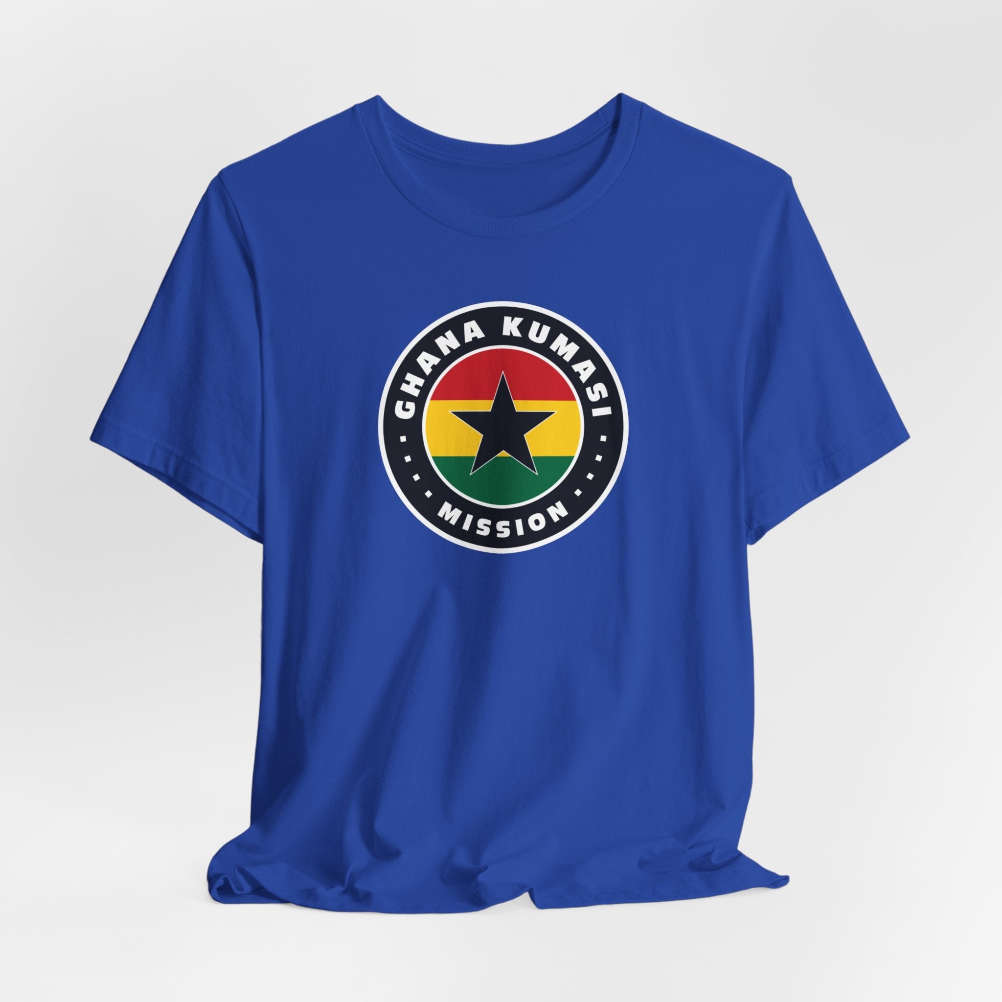 Ghana Kumasi Mission Flag Logo (Black Border) T-shirt - Mission Wishlist - LDS Missionary Gift Store