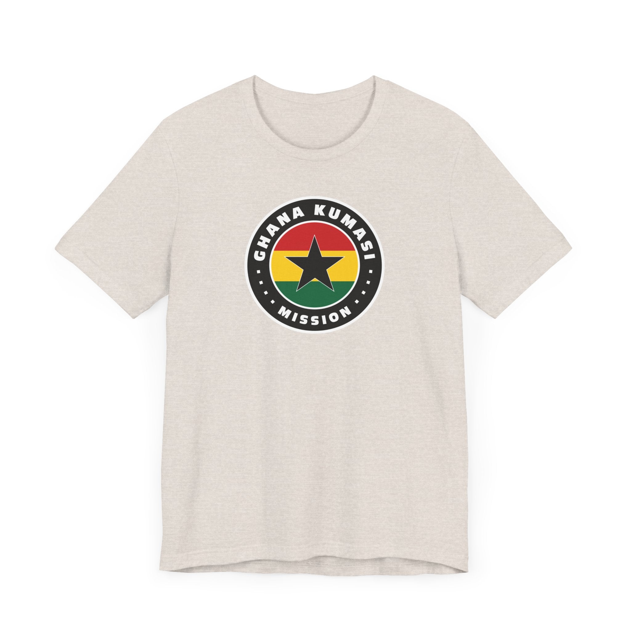 Ghana Kumasi Mission Flag Logo (Black Border) T-shirt - Mission Wishlist - LDS Missionary Gift Store