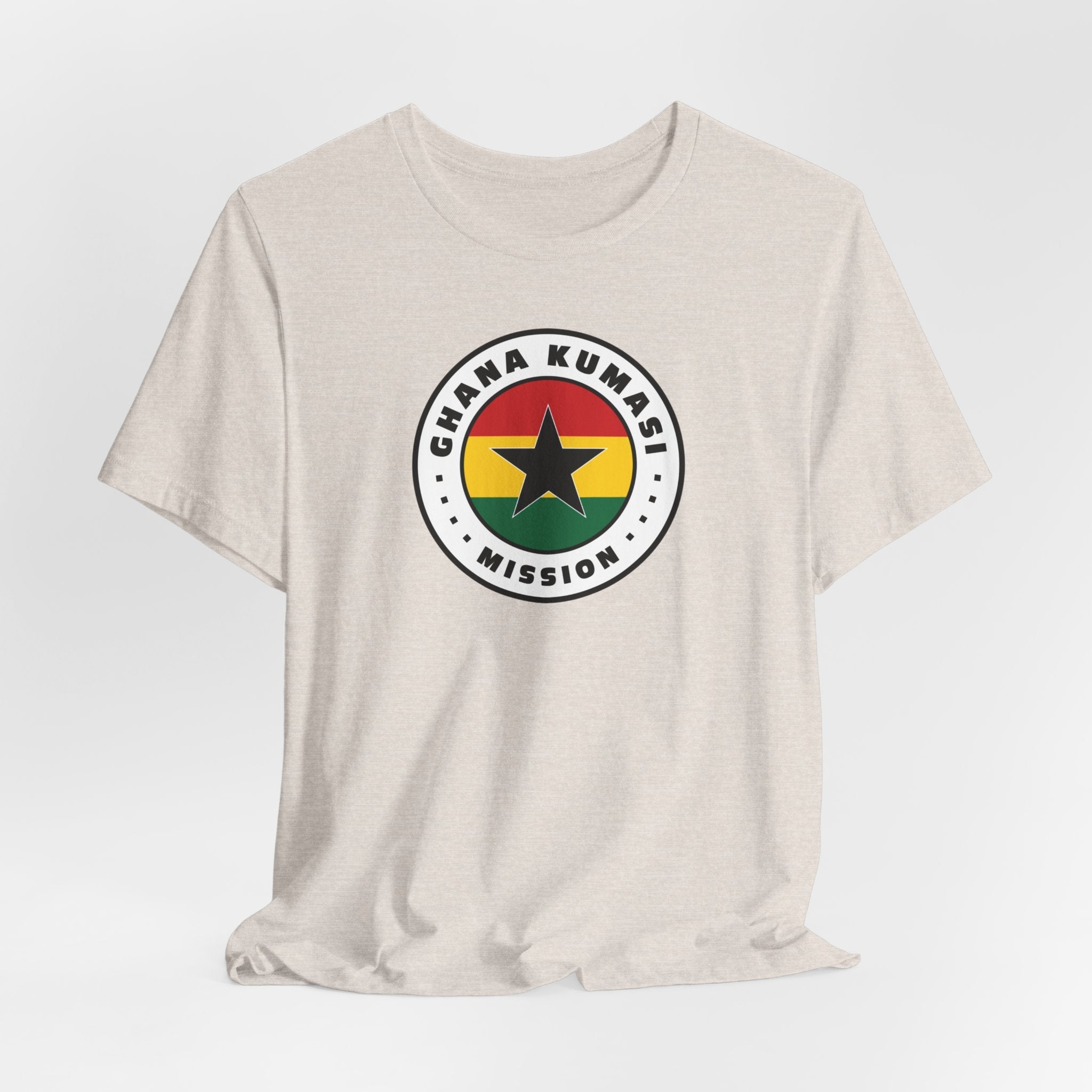 Ghana Kumasi Mission Flag Logo (White Border) T-shirt - Mission Wishlist - LDS Missionary Gift Store