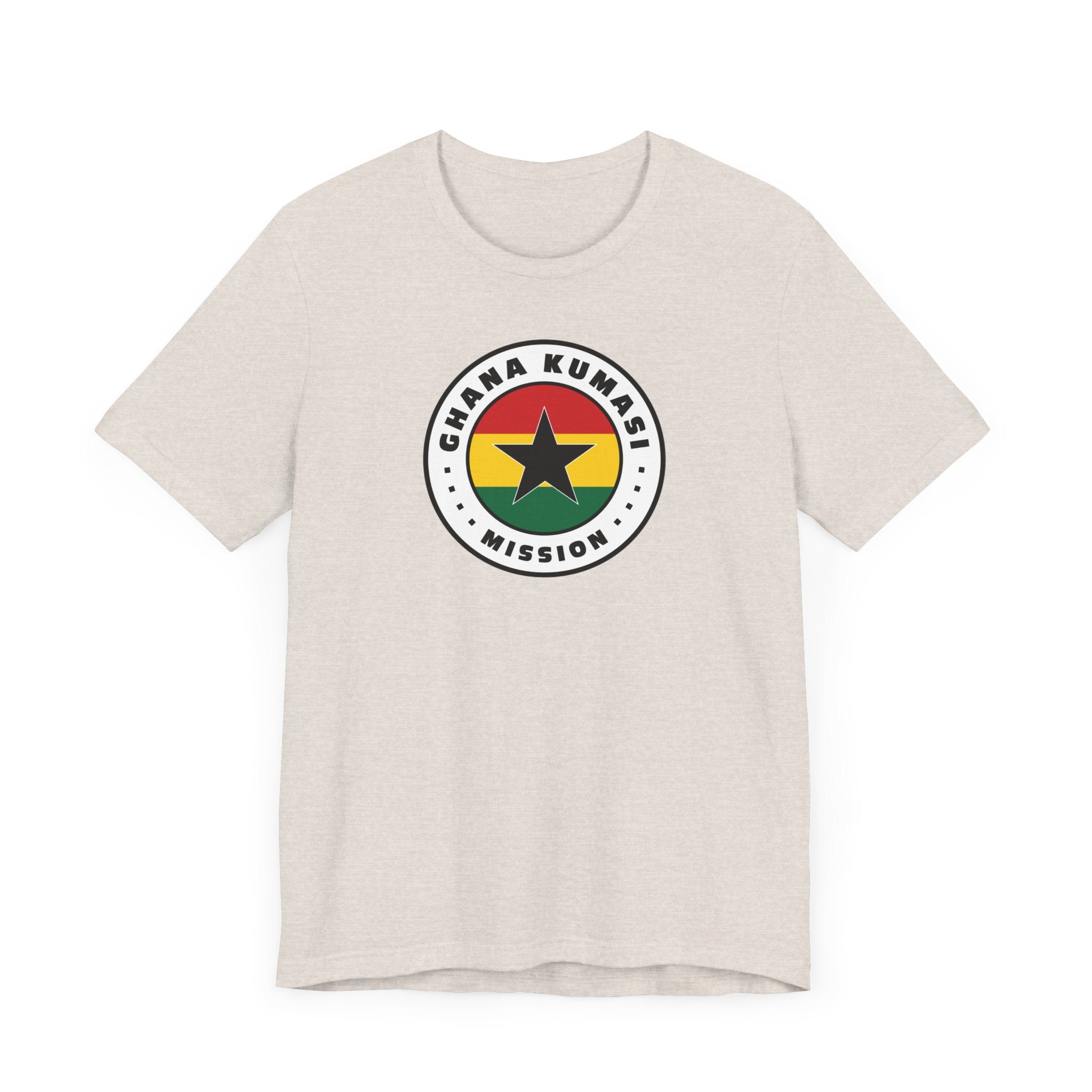 Ghana Kumasi Mission Flag Logo (White Border) T-shirt - Mission Wishlist - LDS Missionary Gift Store